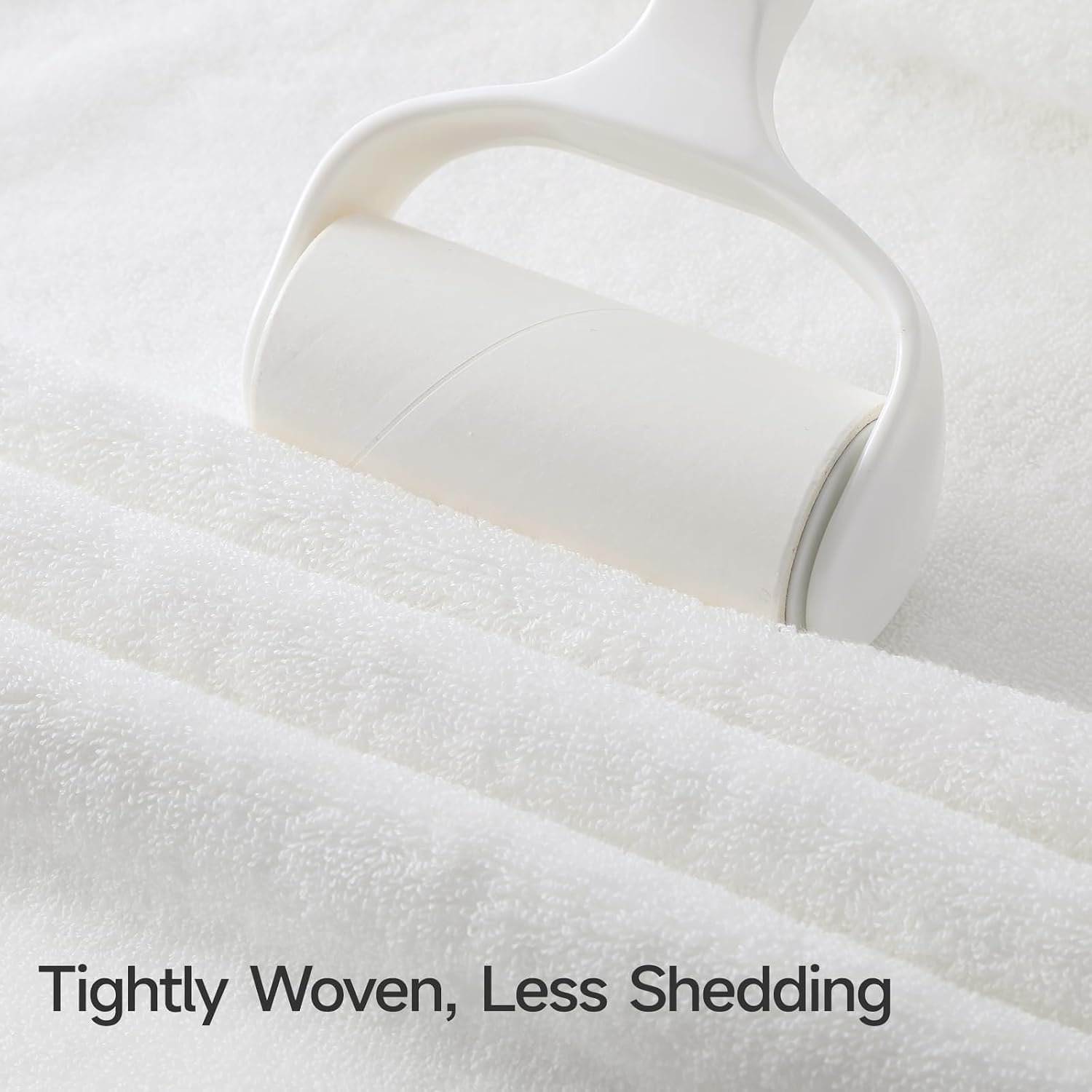 REDKISS Luxury White Bath Towels Set of 2, 100% Cotton 760GSM Heavyweight Bath Sheets, 31 x 63 Inch Oversized Large Bath Towels, Soft Plush Fluffy, Highly Absorbent Quick Dry Hotel Collection - Image 7