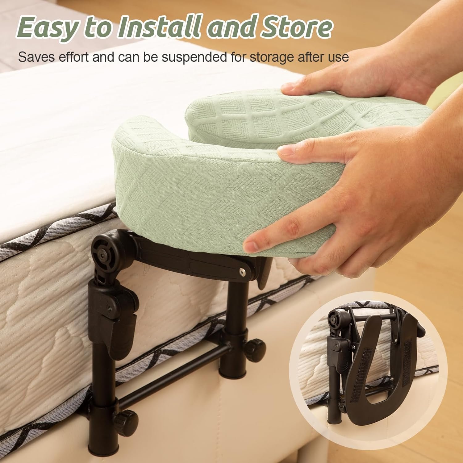 Massage Headrest for Bed, Adjustable Massage Face Cradle at Home, Portable Massage Table Kit for Sleeping Mattress, Face Down Pillow After Eye Surgery - Image 4