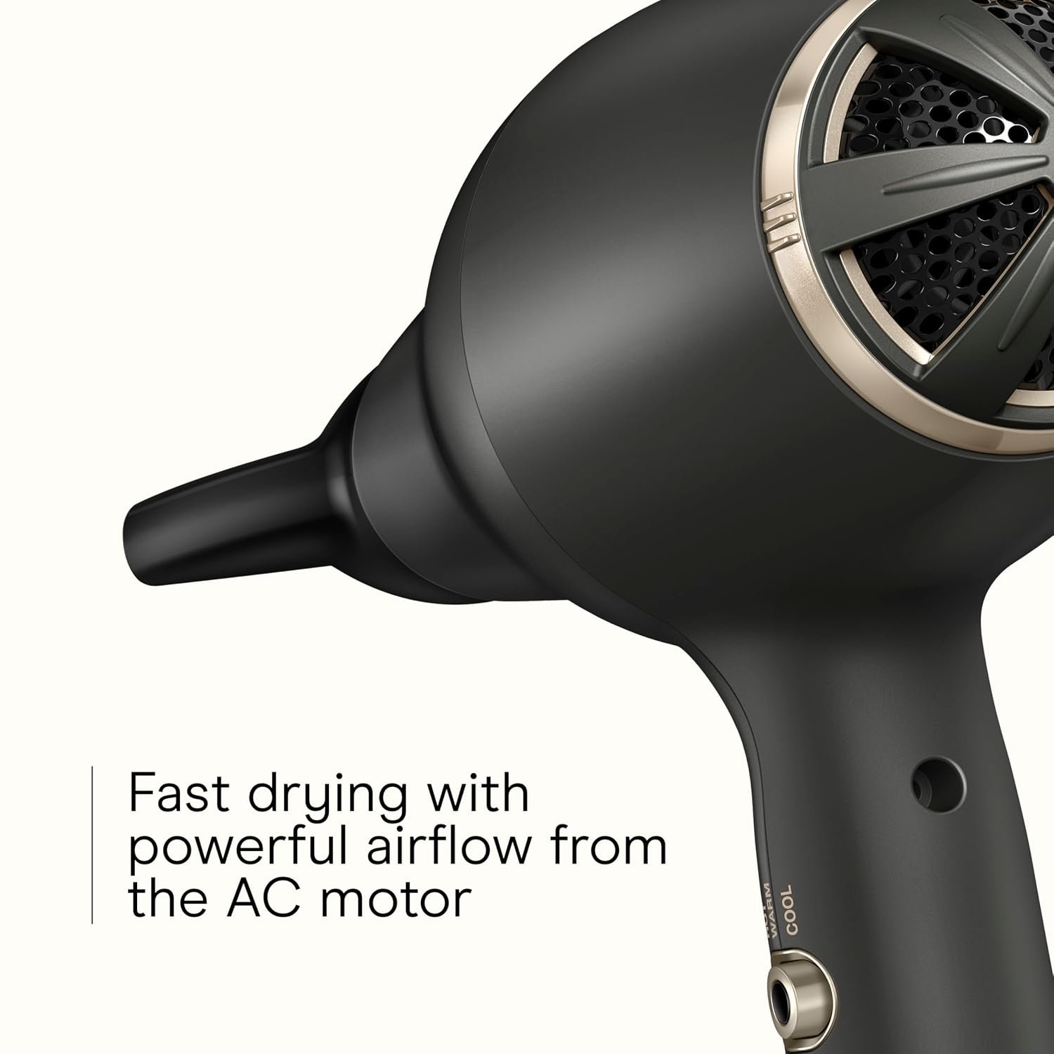 INFINITI PRO CONAIR FloMotion Pro Hair Dryer, Personalize Your Drying Experience with Adjustable Airflow and 6 Heat/Speed Settings, Blow Dryer with Diffuser and Concentrator Attachments, Black - Image 4