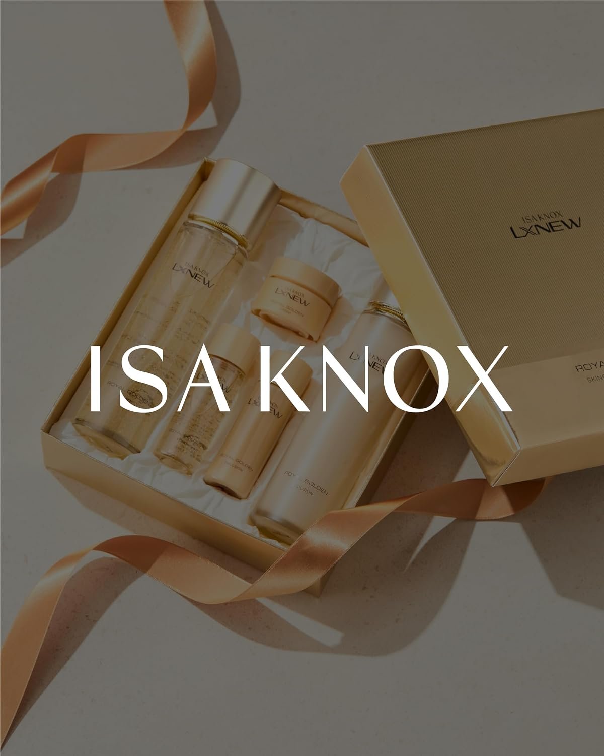 ISA KNOX Royal Golden Skin care Gift Set (11.4fl oz) - Korean Luxury Skin Care for Rejuvenation and Youthful skin. Royal Peptides & Jelly, Niacinamide. Guasha - Image 7