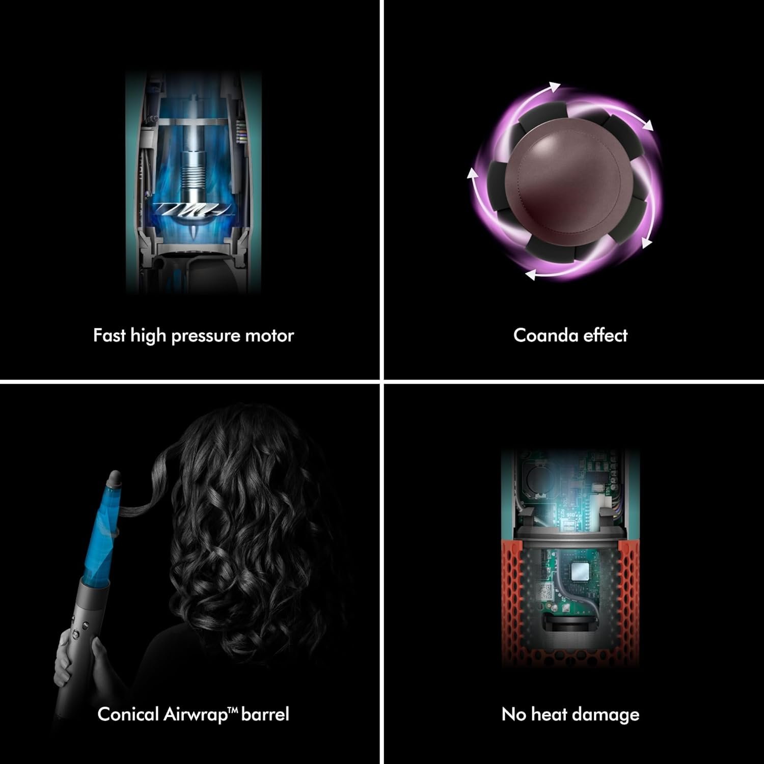 Dyson Airwrap i.d.™ Multi-Styler, Allure Winner, Bluetooth Connected, No Heat Damage, 6-in-1 Versatility, Intelligent Hair Styler - Image 10