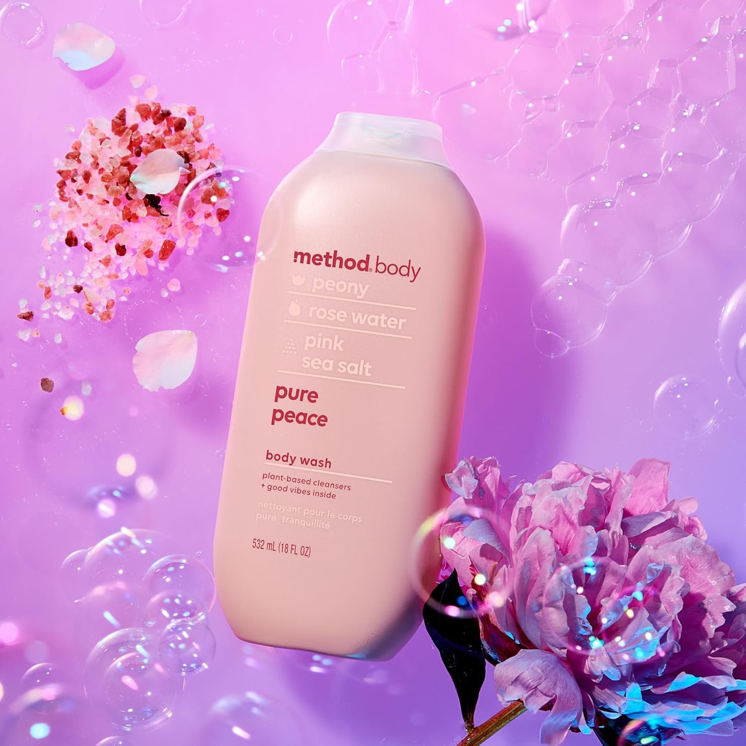 Method Body Wash, Pure Peace, Paraben and Phthalate Free, 18 oz (Pack of 1) - Image 7