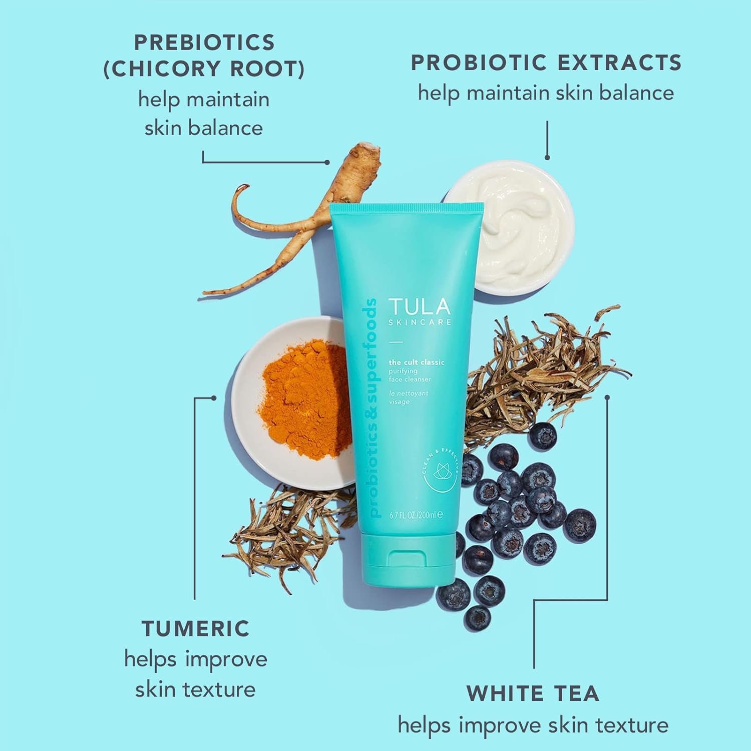 TULA Skin Care Greatest Hits Skincare Discovery Kit, Includes Gold Glow & Get It Eye Balm 0.35 oz., The Cult Classic Cleanser 50ml, 24-7 Moisture Hydrating Day & Night Cream 15ml, 3-Piece Kit - Image 7