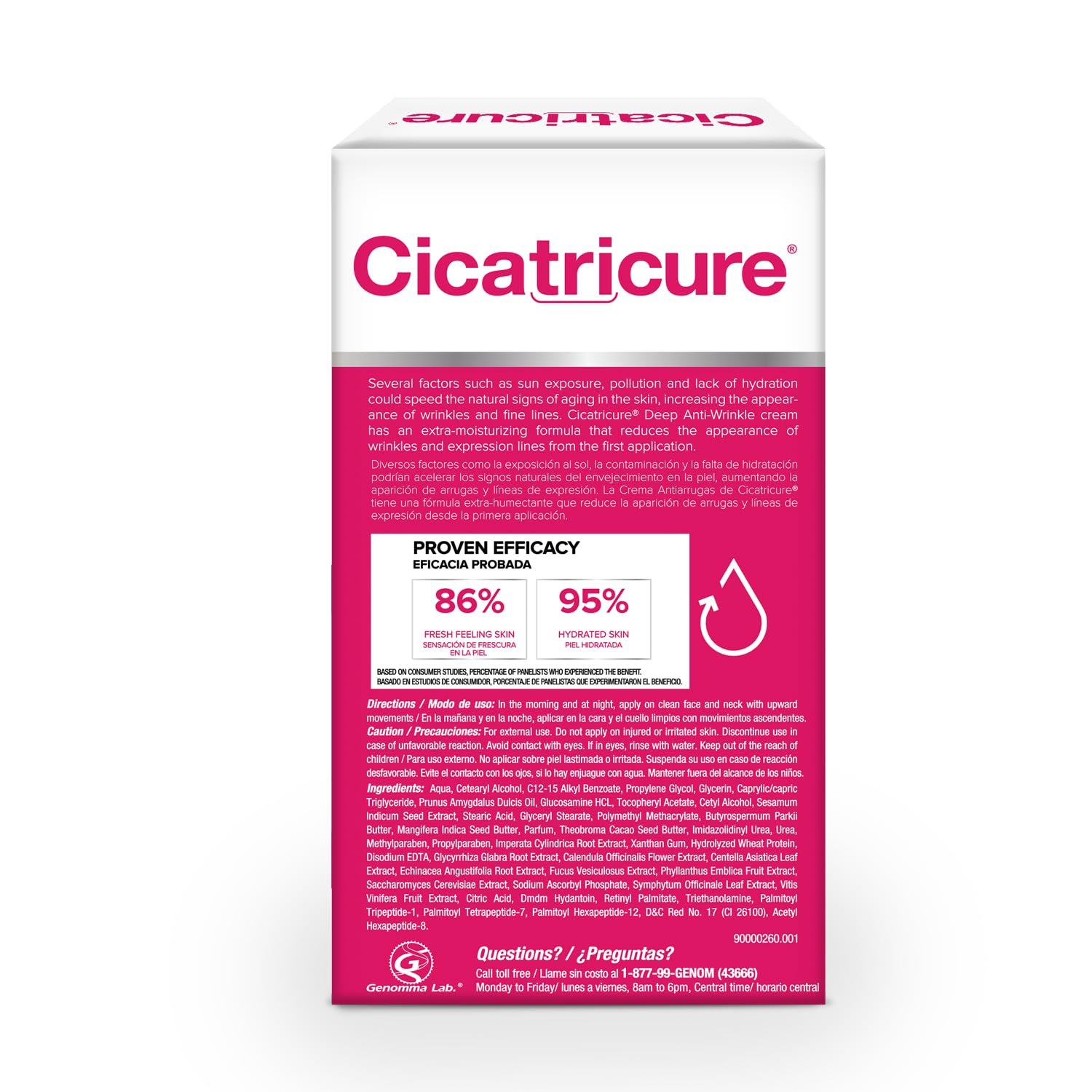 Cicatricure Deep Anti-Wrinkle Face & Neck Cream, Reduces the Appearance of Wrinkles from 1st Use, Face Moisturizer, Anti-Aging Cream, Non-Greasy Wrinkle Cream for Women, Neck Cream, 2.1 Ounces - Image 10
