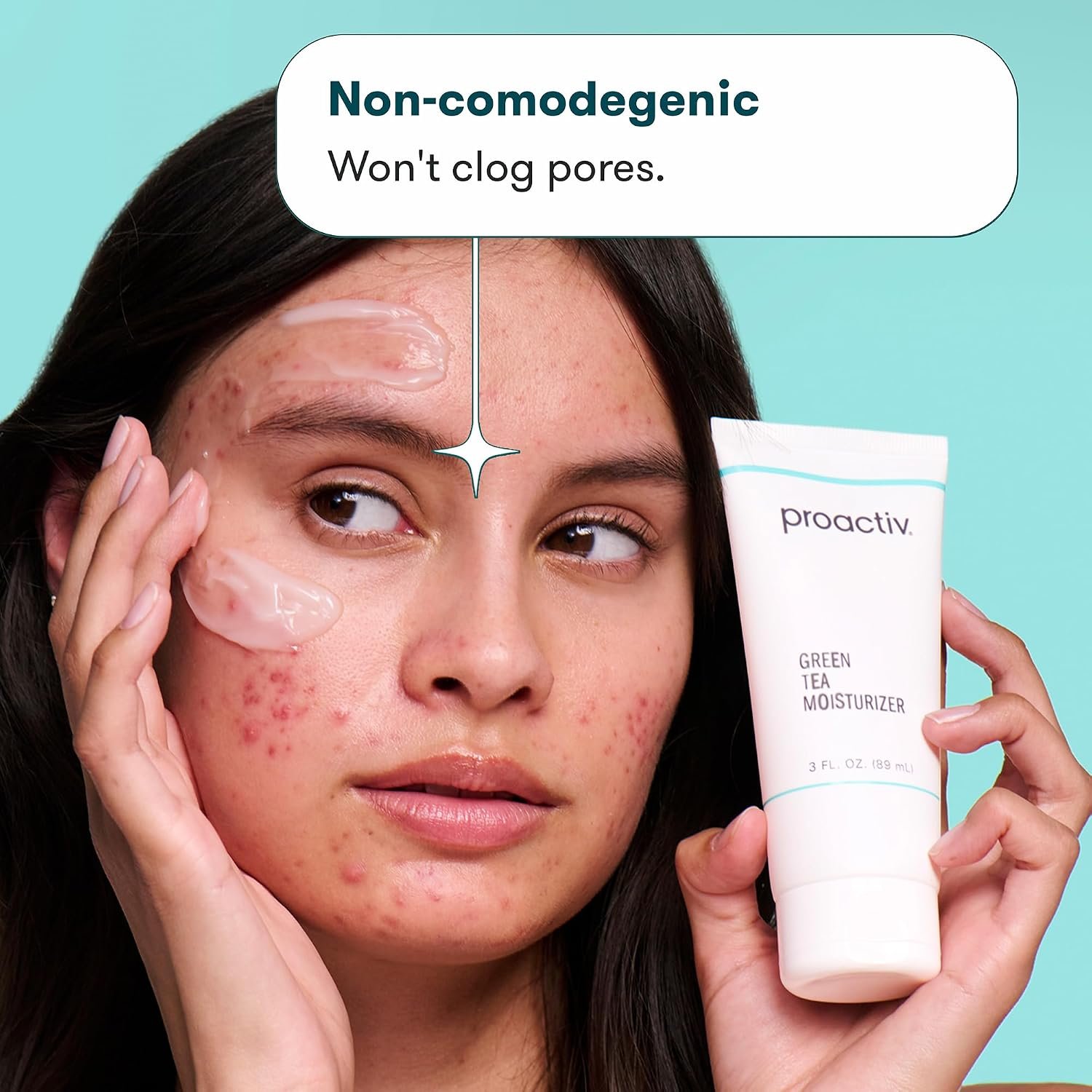 Proactiv Green Tea and Hyaluronic Acid Moisturizer for Dry Skin, Hydrating Face Moisturizer for Oily Skin, Dry Skin and Acne Prone Skin - 3 Oz - Image 3