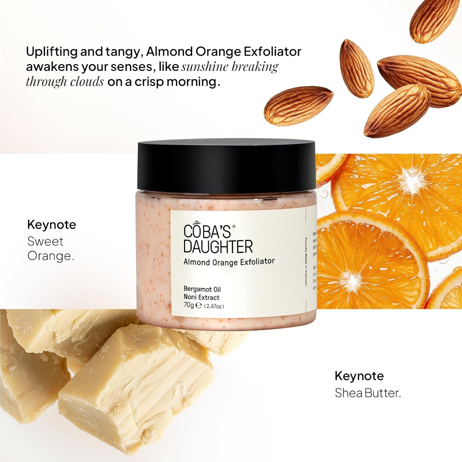 COBA'S DAUGHTER Luxury Spa Gift Set for Women | 3-Piece Mini Body Care Trio, Birthday Gift Set & Mother’s Day Gift for Woman, Travel Size Self-Care Gift (Honey Turmeric, Almond Orange, Aloe Vera) - Image 5