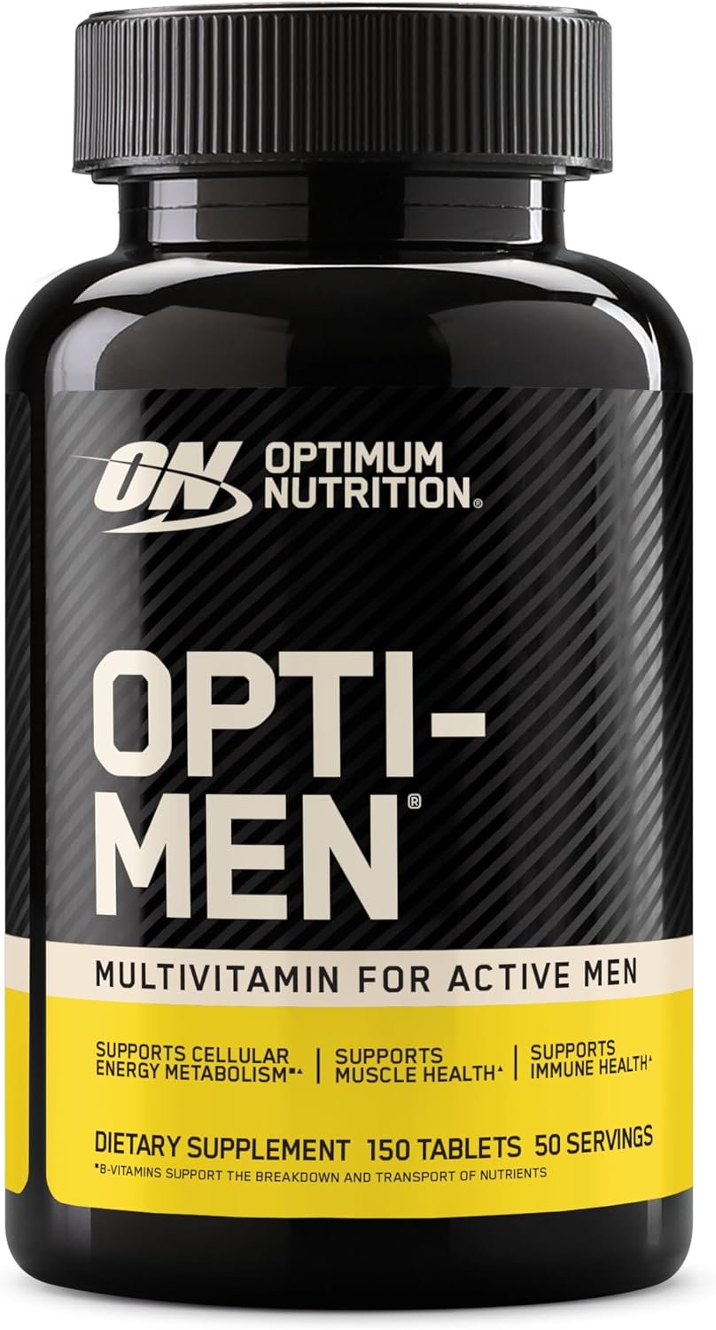 Optimum Nutrition Opti-Men, Vitamin C, Zinc and Vitamin D, E, B12 for Immune Support Mens Daily Multivitamin Supplement, 150 Count (Packaging May Vary) - Image 9