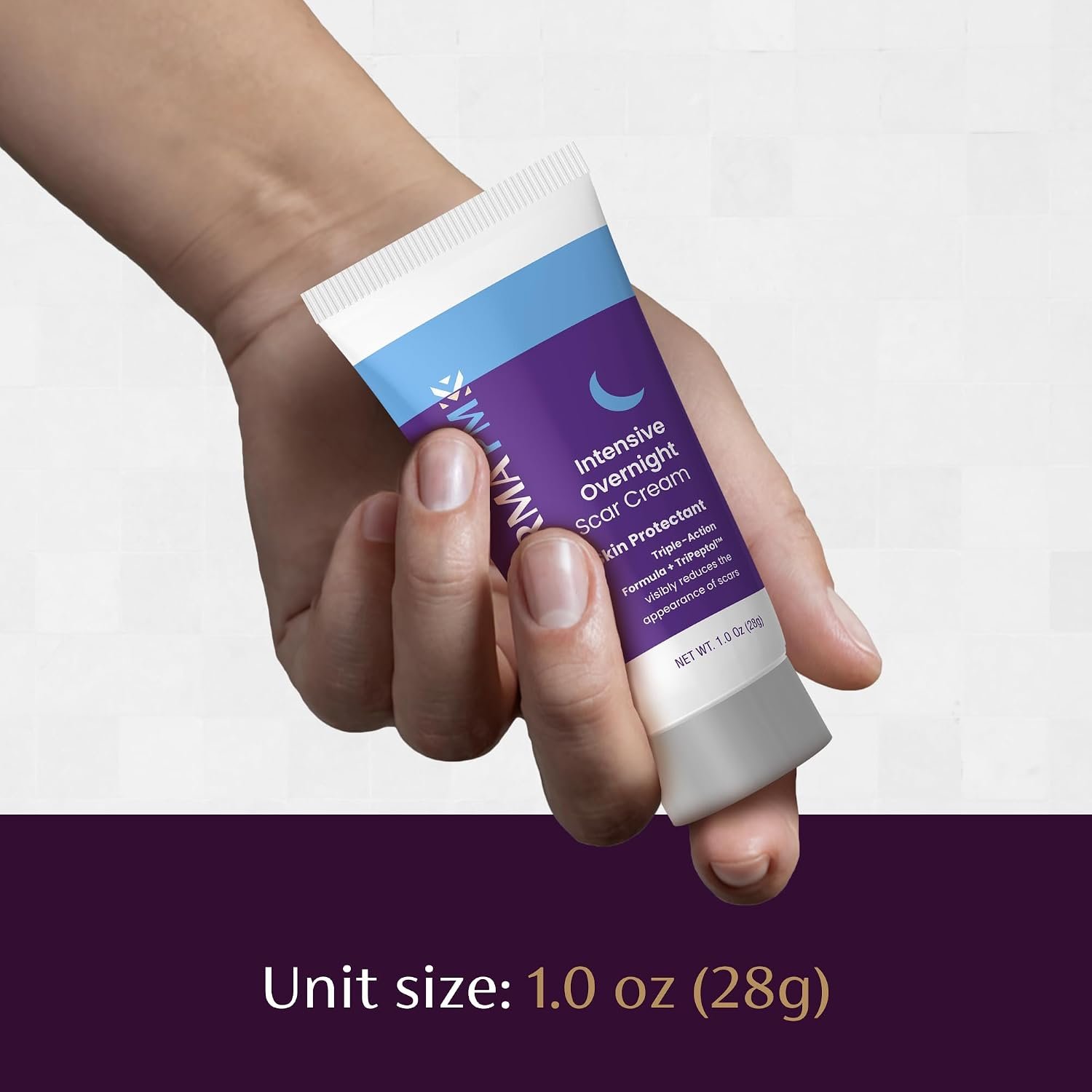 Mederma PM Intensive Overnight Scar Cream, Works with Skin's Nighttime Regenerative Activity, Clinically Shown to Make Scars Smaller and Less Visible, 1.0 Oz (28g) - Image 3