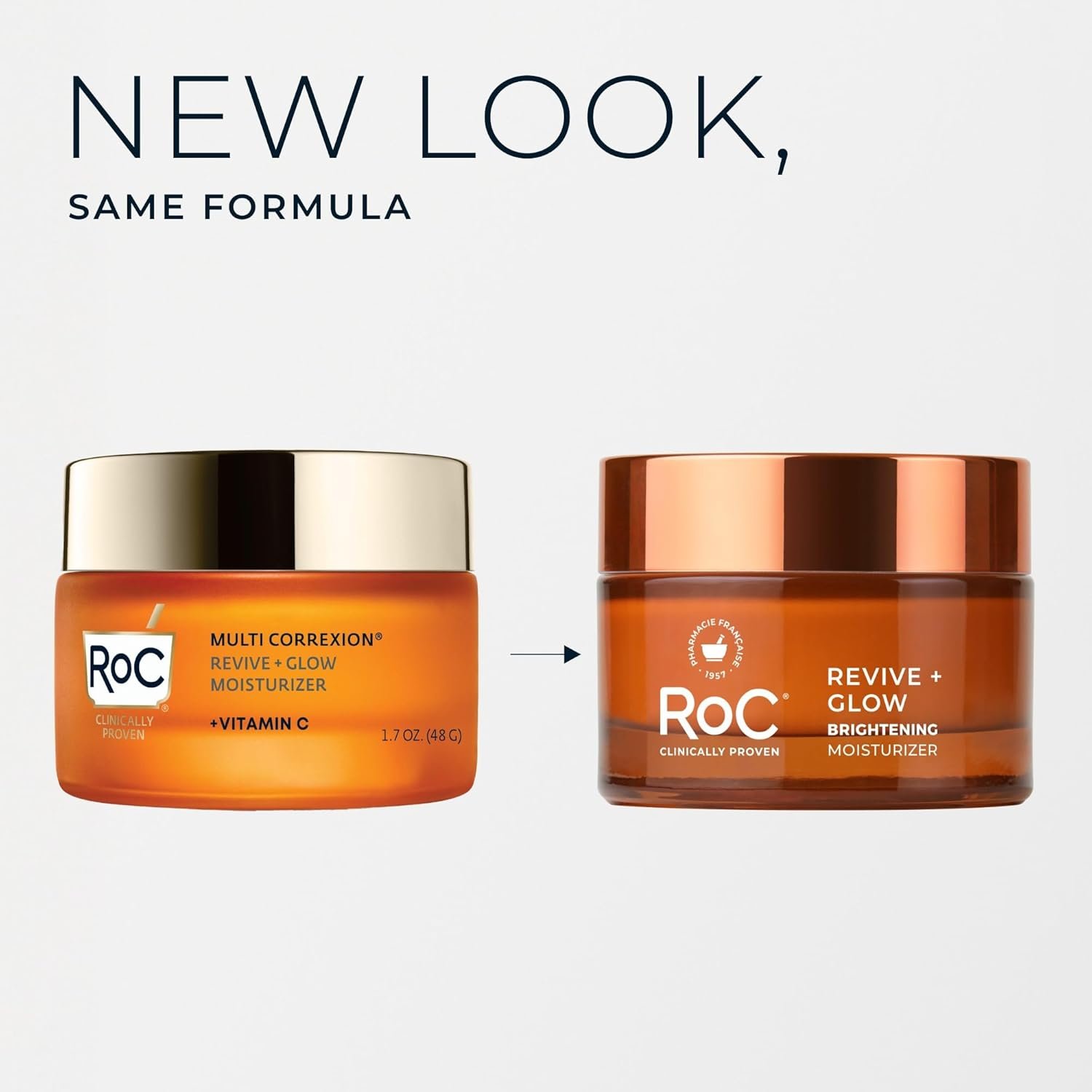 RoC Multi Correxion Revive + Glow 10% Vitamin C Moisturizer for Face, Anti-Aging Gel Cream, Instant Glow, Hypo-Allegenic, Oil-Free, 1.7 Ounces (Packaging May Vary - Image 8