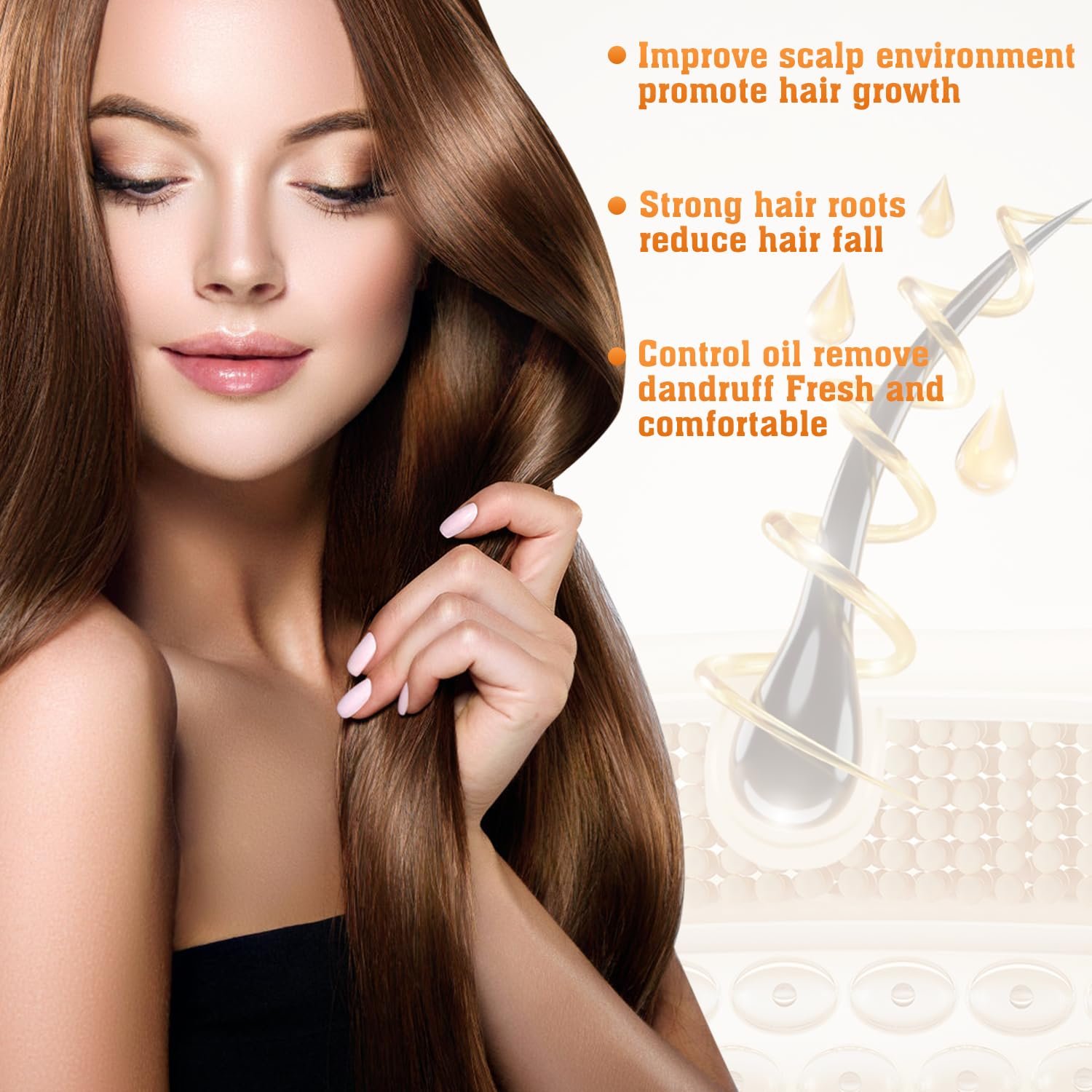 Wanban Anti Hair Loss Shampoo - Routine Shampoo for Women, Promotes Hair Growth (1pcs) - Image 4