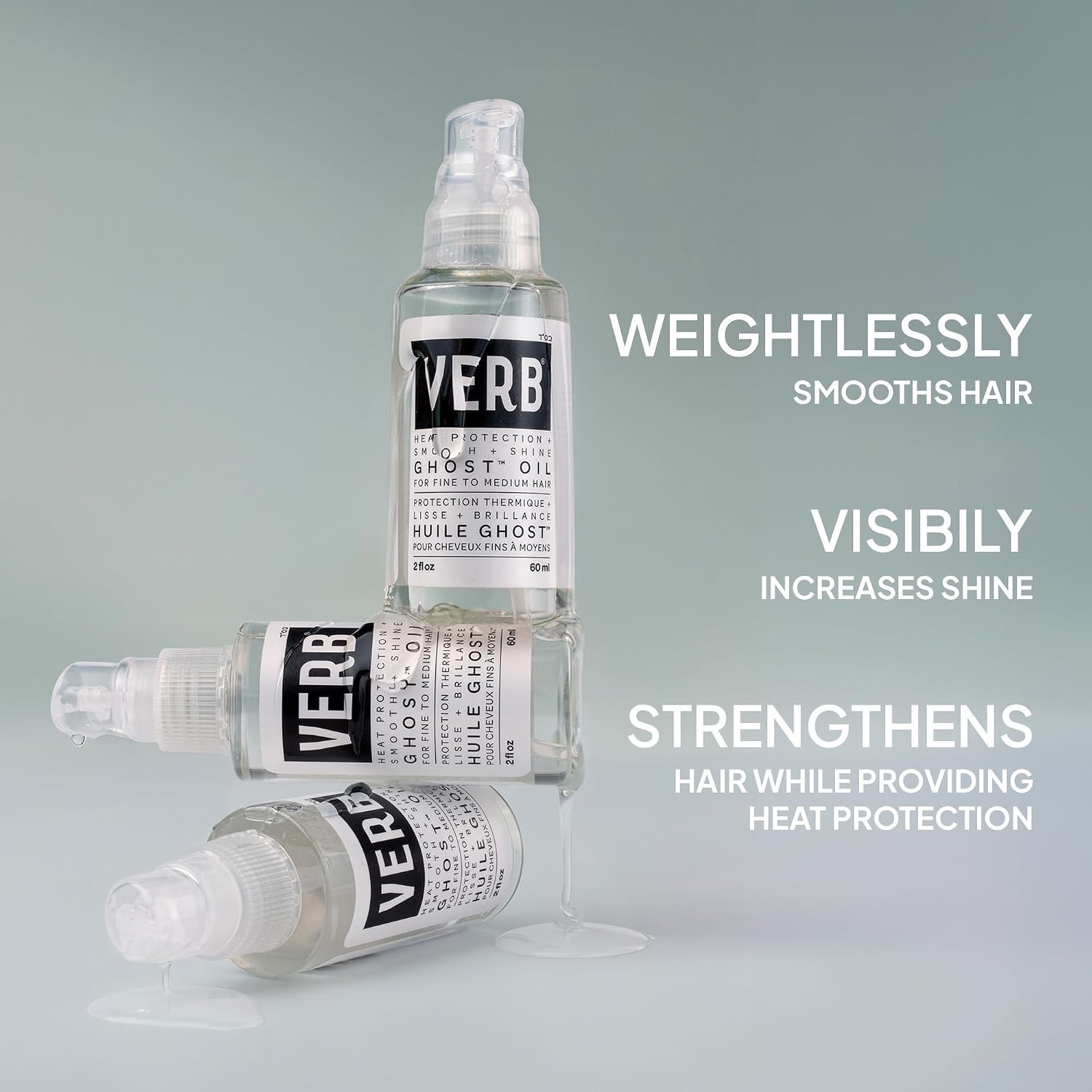 VERB Ghost Oil - Weightless Hair Oil for Fine to Medium Hair - Smooths Frizz, Adds Shine - No Parabens, Gluten or Harmful Sulfates - Image 2