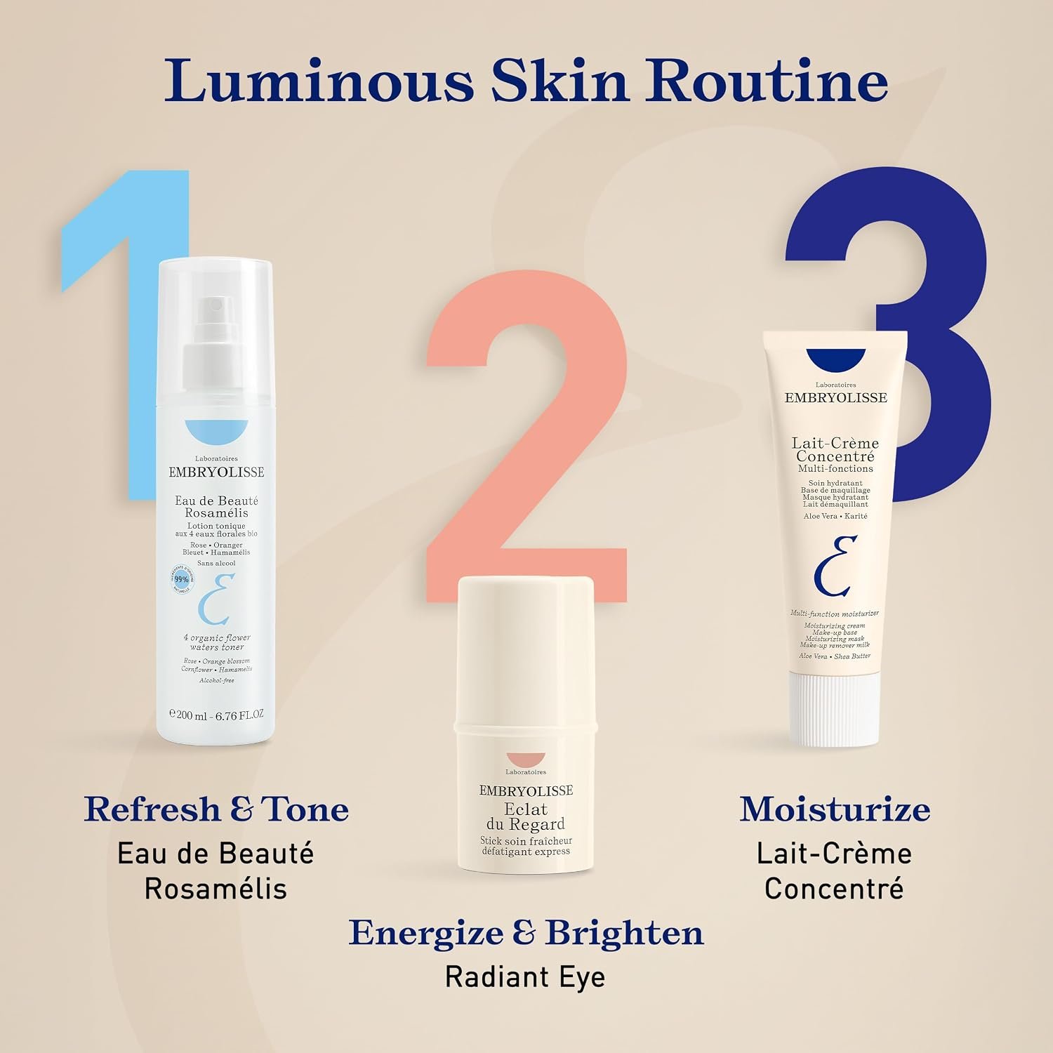 Embryolisse Lait-Crème Concentré Face Moisturizer and Makeup Primer, French Face Cream With Shea Butter & Aloe Vera - Image 7