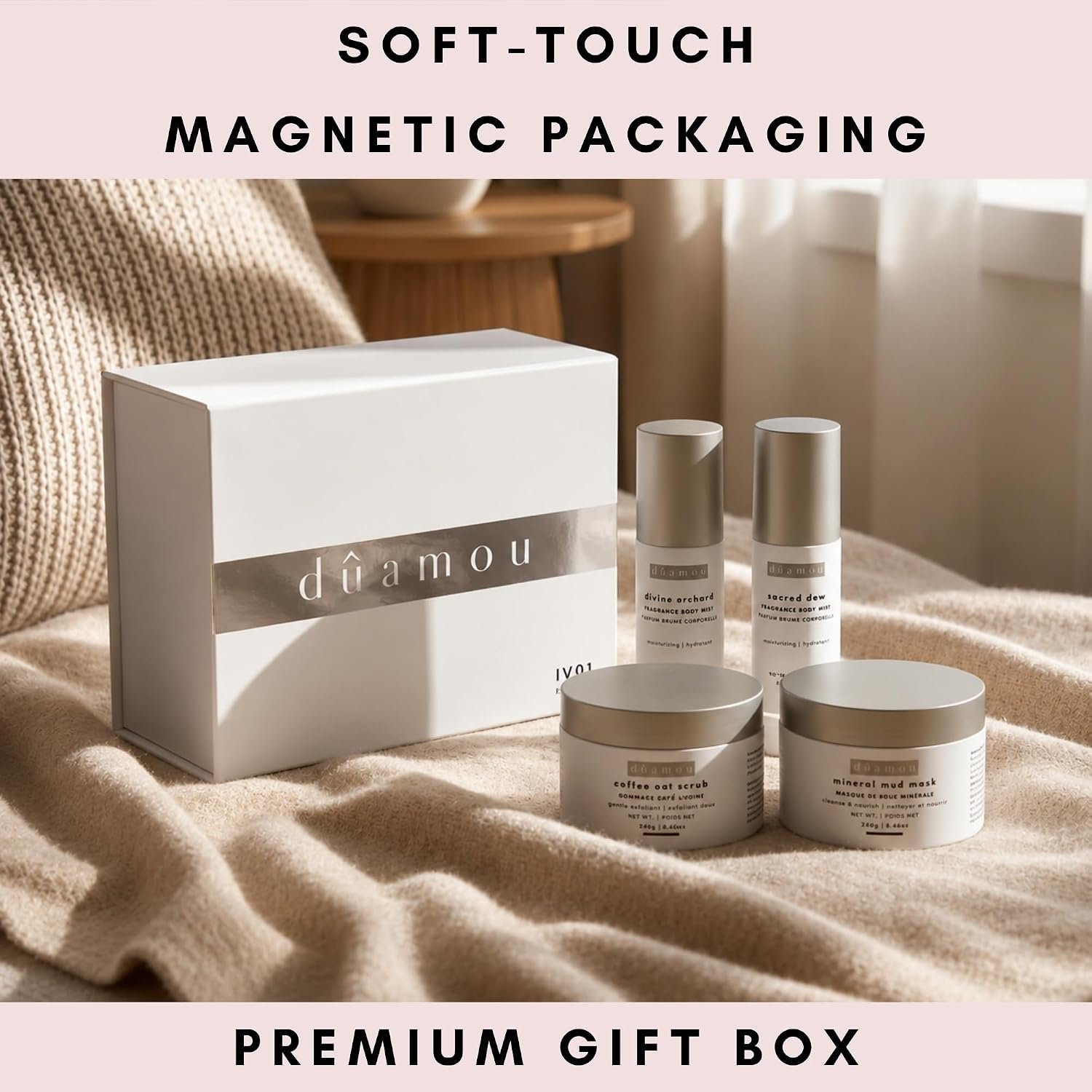 IV01 Gift Set For Women - Luxury Rejuvenating Pampering Self-care Skincare Set | Premium Gift Box with 4 Full-Size Products, Perfect Gifts for Women - Image 8