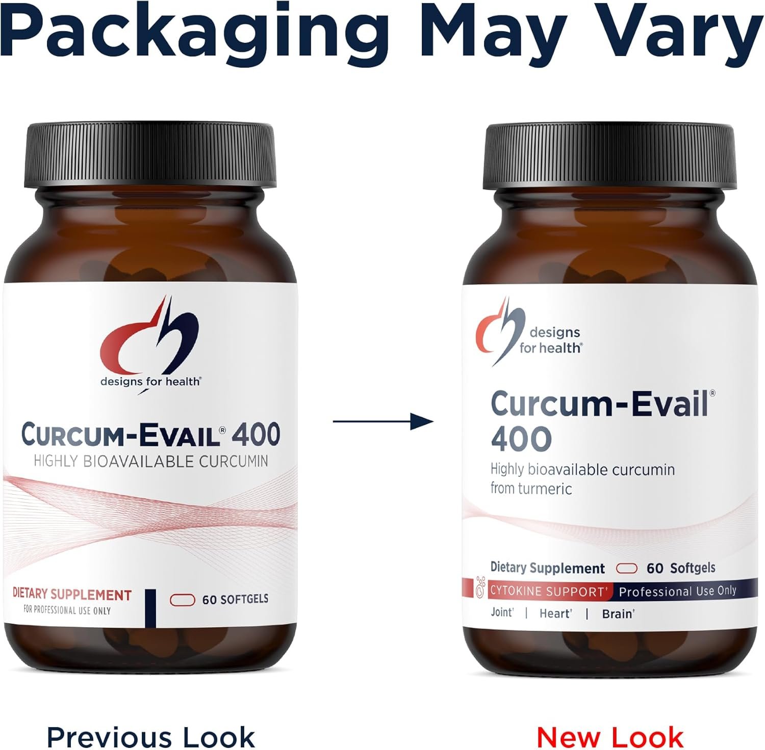 Designs for Health Curcum-Evail 400 - Bioavailable Turmeric Curcumin Supplements - Evail Emulsification Technology - Curcumin C3 Complex with Turmeric Oil + Vitamin E, Non-GMO (60 Softgels) - Image 5