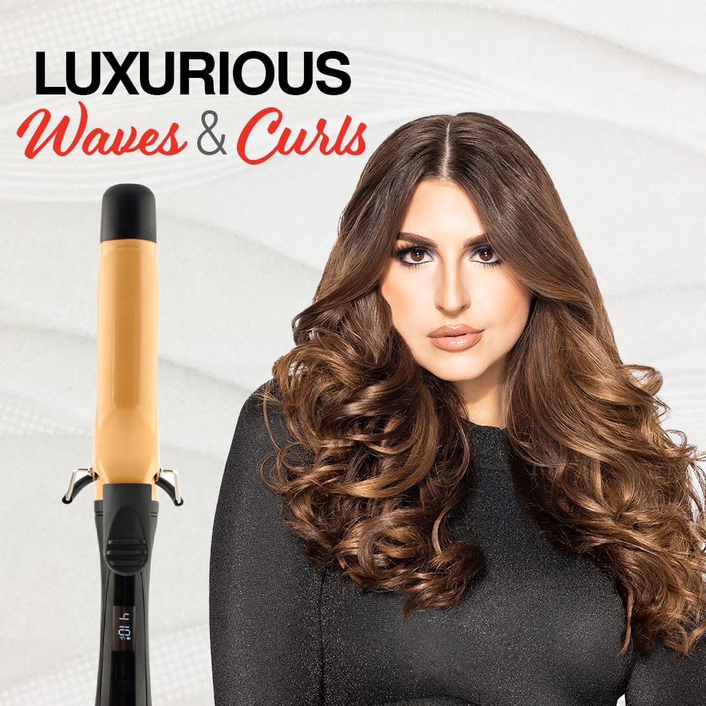 Chi Air Ca1035 Texture Tourmaline Ceramic Curling Iron 1 1/2 Inch, Onyx Black - Image 5