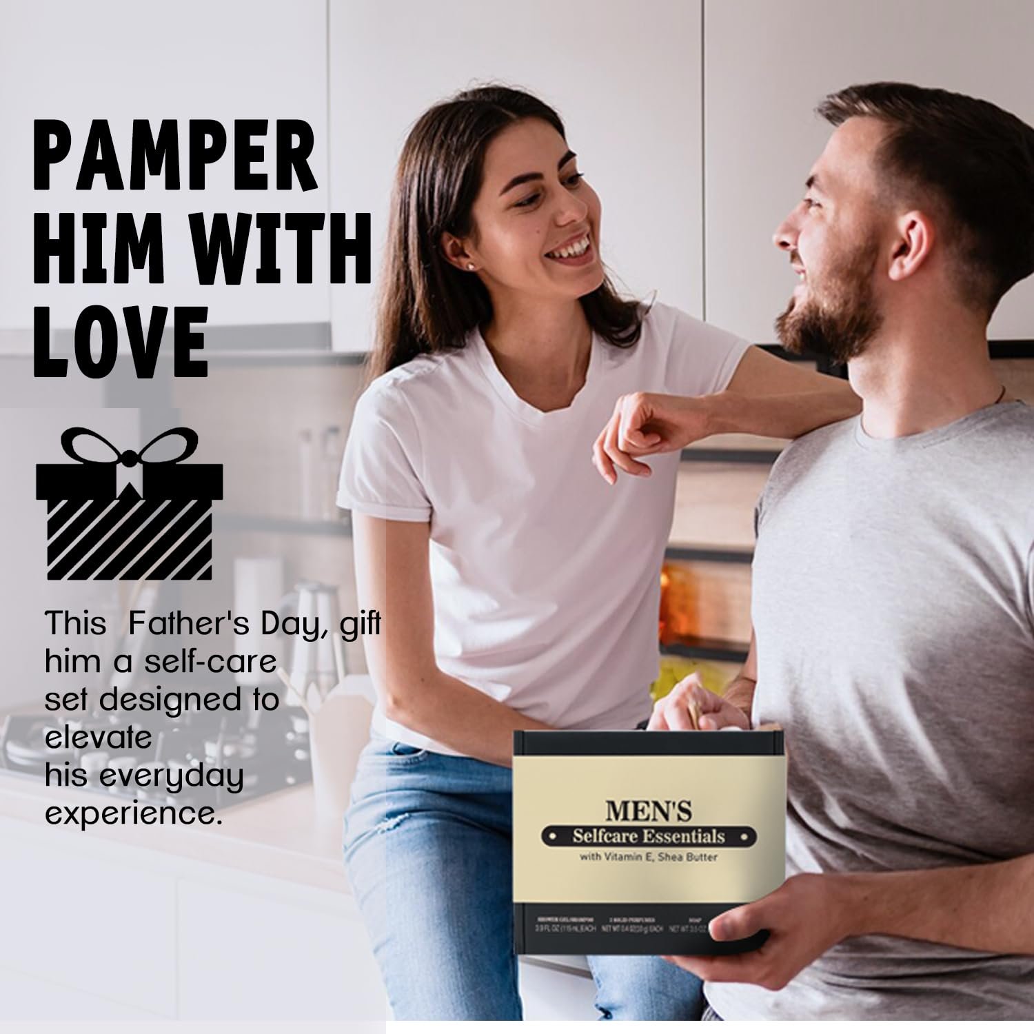 Fathers Day Gift 6 pcs Gifts for Men Cedar & Sandal Mens Gifts with Shampoo, Body Wash, Soap, Self Care Bath Set, Christmas Birthday Gift Box for Him - Image 7