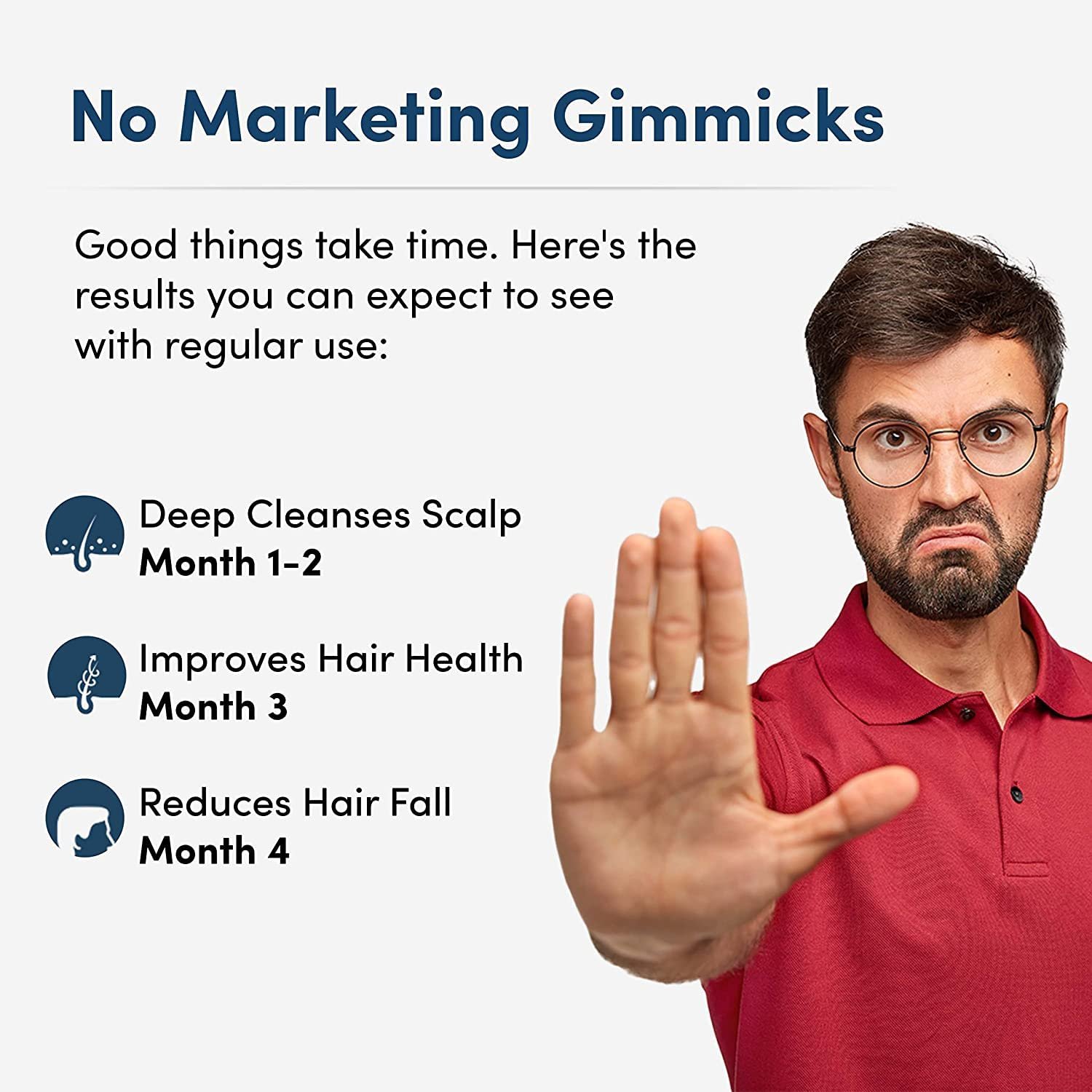 DKM Man Matters Double DHT Blocking Anti Hair Fall Shampoo with Saw Palmetto, Caffeine, Biotin & Argan Oil | Therapeutic Grade & Dermatologically formulated | No Side Effects | 200 ml - Image 8