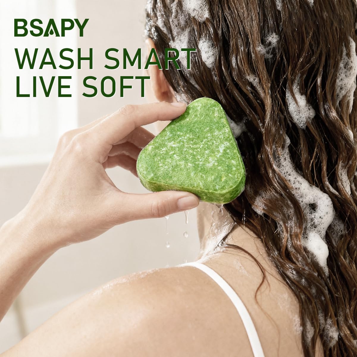Anti Hair Loss Shampoo Bar – DHT Blocker with Polygonum, Ginseng & Tea Tree, Strengthens Roots, Reduces Hair Fall, for Thinning Hair, Herbal Hair Growth Soap 120g *2 - Image 9