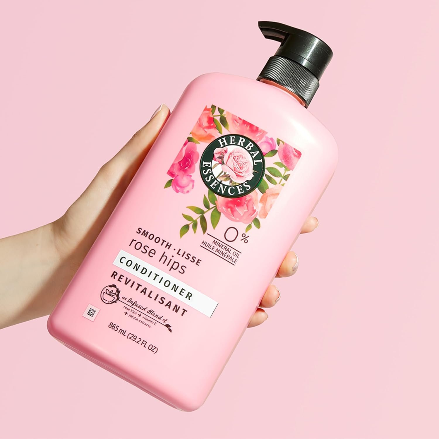 Herbal Essences Shampoo & Conditioner Set, Rose Hips - Smooth Collection, Paraben-Free, Color-Safe, Shiny Hair with Jojoba & Vitamin E, 29.2 Fl Oz Each, 2-Pack - Image 11