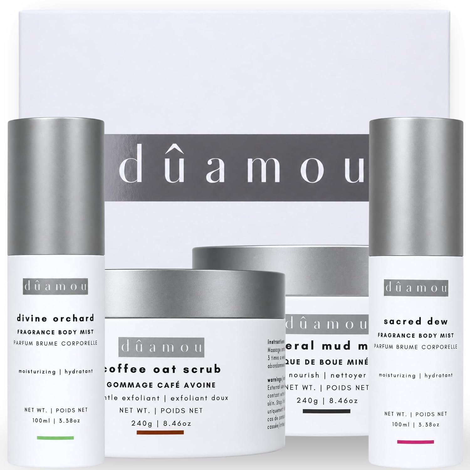 IV01 Gift Set For Women - Luxury Rejuvenating Pampering Self-care Skincare Set | Premium Gift Box with 4 Full-Size Products, Perfect Gifts for Women