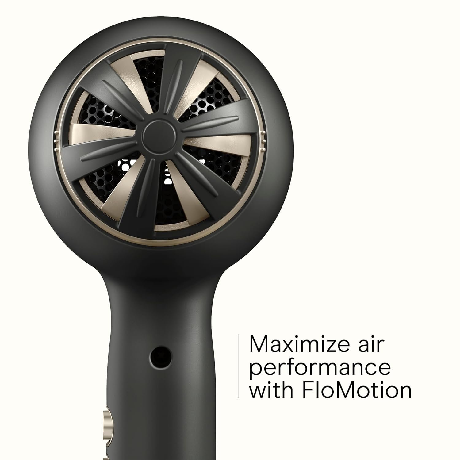 INFINITI PRO CONAIR FloMotion Pro Hair Dryer, Personalize Your Drying Experience with Adjustable Airflow and 6 Heat/Speed Settings, Blow Dryer with Diffuser and Concentrator Attachments, Black - Image 3