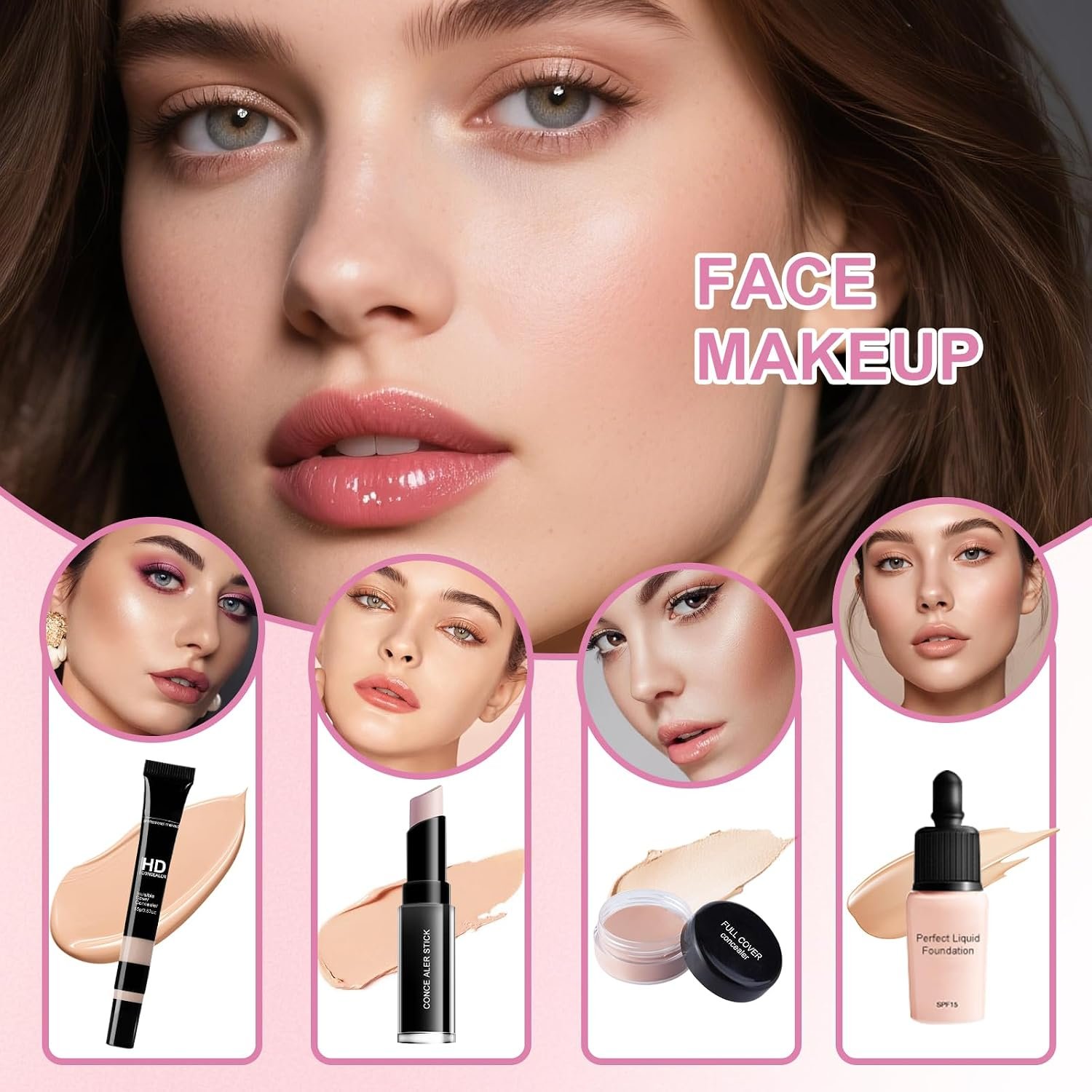 Makeup Set Full Kit for Women Teens Girls,makeup kit for teens,Beginner Make up Sets,Travel Friendly Makeup Gift Set,makeup kits for women,All in One Make up Kit - Image 7