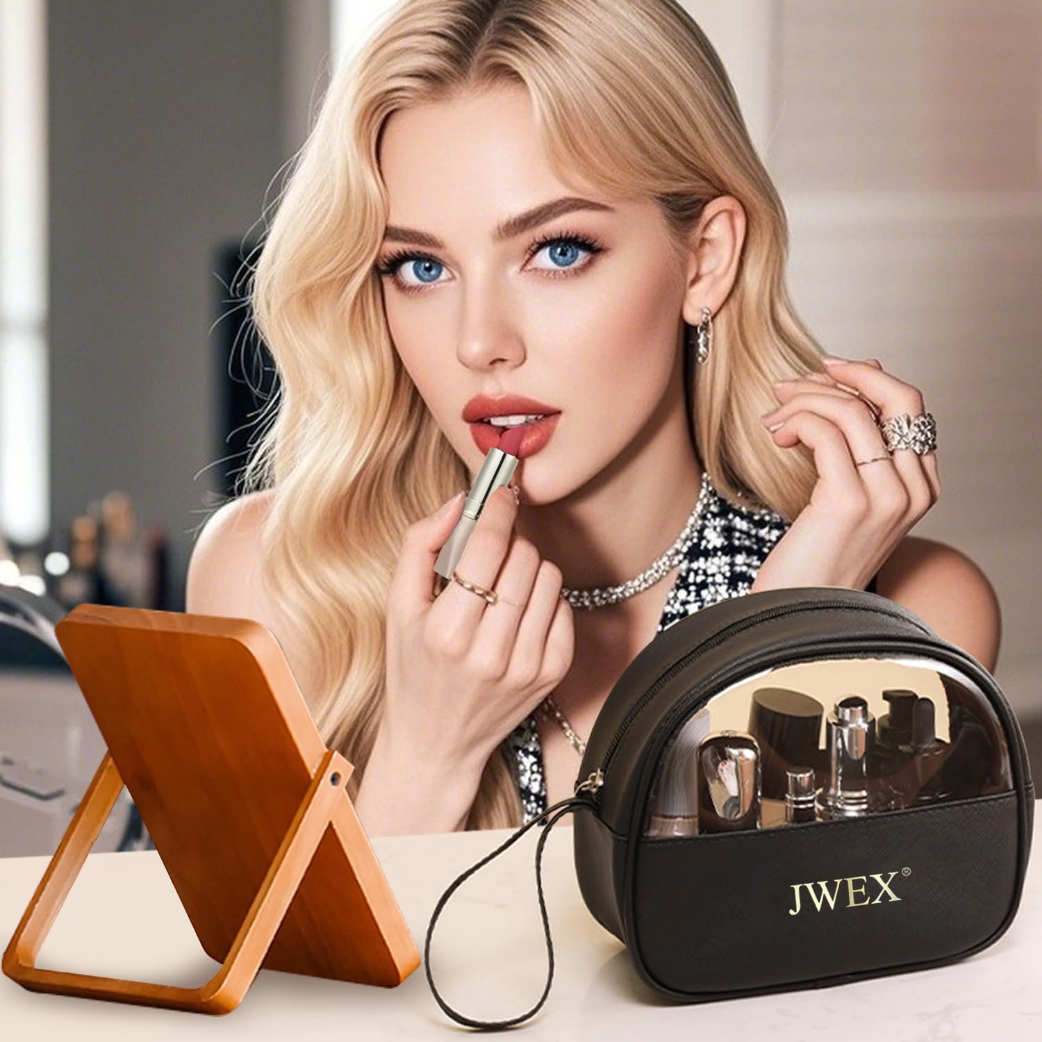 34 Pcs All in One Makeup Kit for Women Full Kit, Makeup Sets Includes Eyeshadow Palette Contour Stick Eyebrow Soap Cosmetic Brush Set Makeup Gift Set for Women Teen (A203) - Image 8