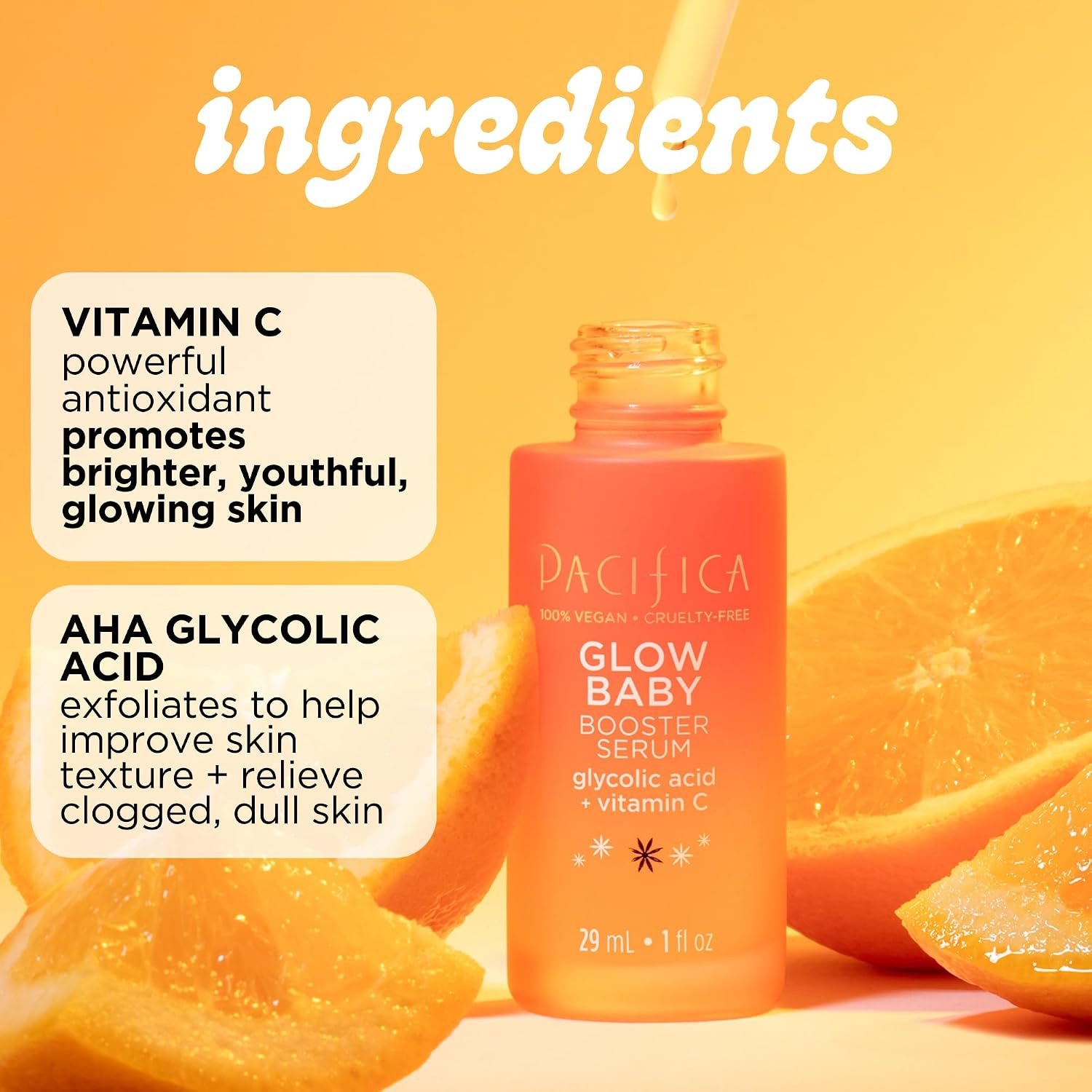Pacifica Beauty | Glow Baby Vitamin C Trial + Value Kit | 3-Piece Skin Care Gift Set | Travel Friendly | Brightening Face Serum, Face Wash/Cleanser, Under Eye Patches | Glycolic Acid, AHA | Vegan - Image 21