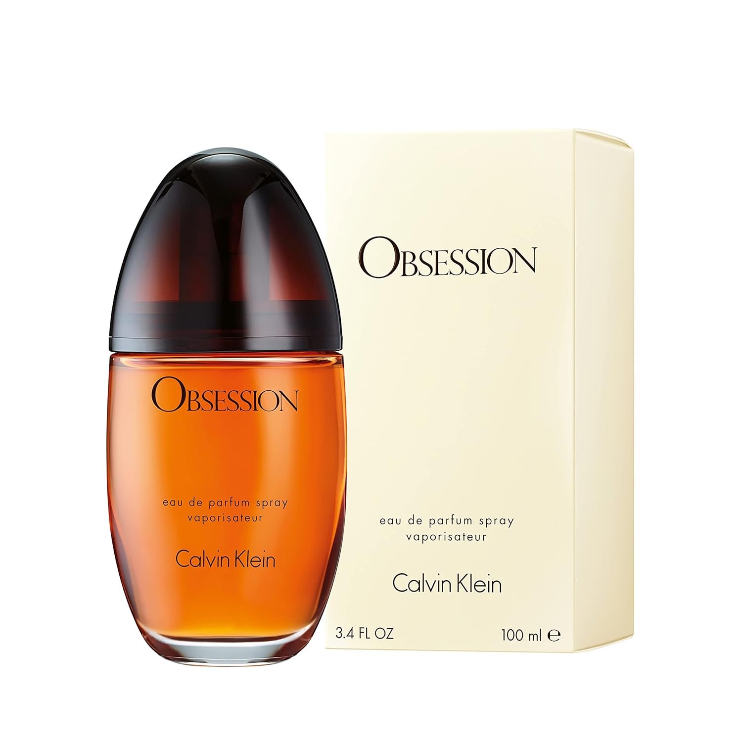 Calvin Klein Obsession Eau de Parfum – Ambery Women's Perfume – With Notes of Mandarin, Bergamot, Jasmine & Patchouli – Long Lasting Fragrance - Image 2