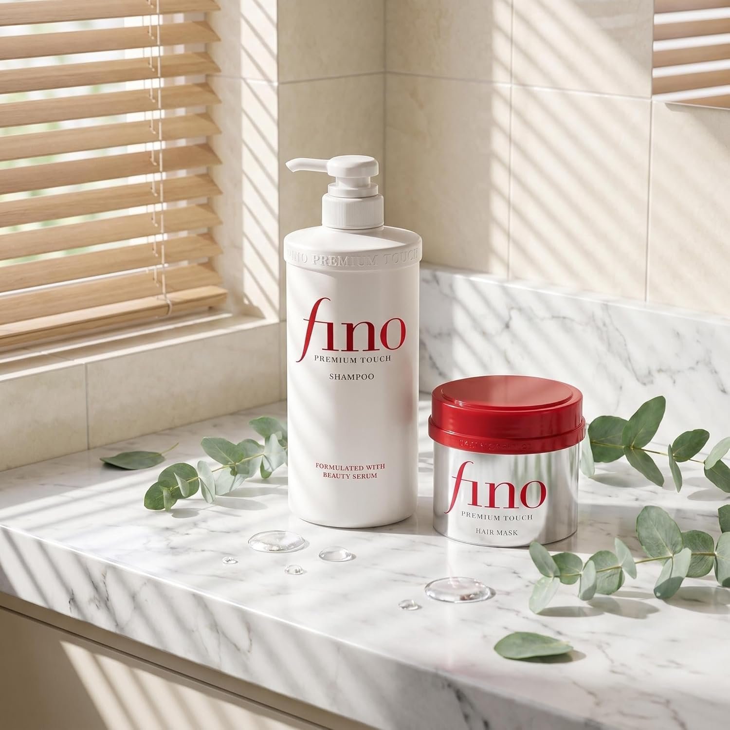 Fino Premium Touch Shampoo & Hair Mask Set, Royal Jelly Deep Repair & Intensive Hydrating Treatment for Frizzy, Dry, Damaged Hair, Anti-Breakage Japanese J-Beauty Bundle (550ml + 230g) - Image 7