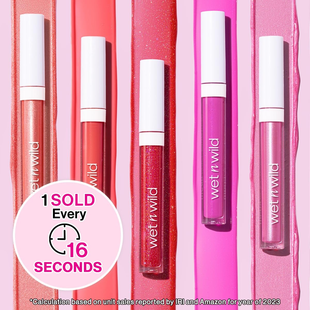 wet n wild MegaSlicks Lip Gloss, Ultra-Glossy, Vitamin-E Enriched, Ultra-Gloss High Shine Moisturizing, Cruelty-Free & Vegan - Champagne Please - Image 2