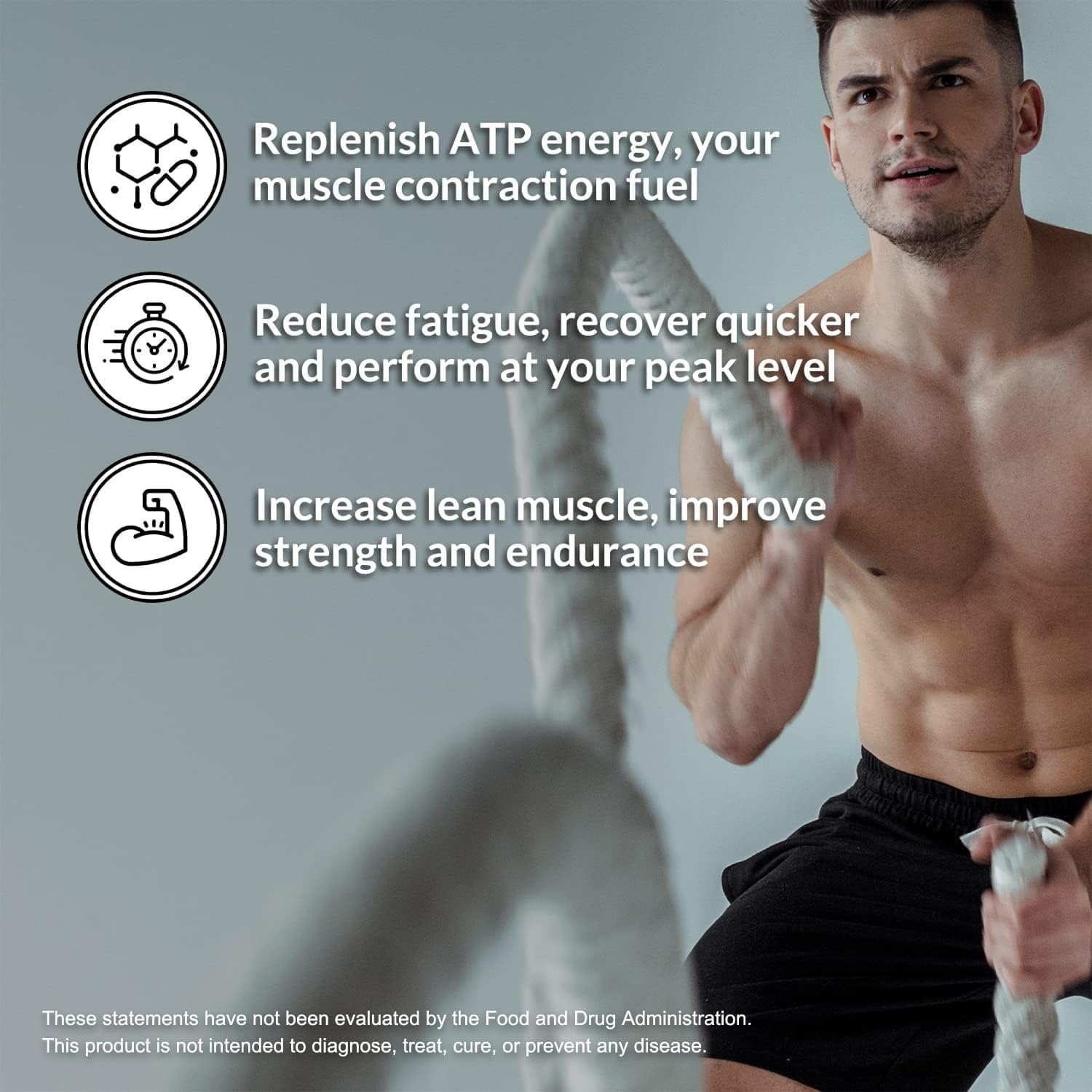 NAKED Pure Micronized Creatine Monohydrate Powder - NSF Certified, Unflavored, 500g, 1.1lb Bulk - Vegan, Non-GMO, Gluten-Free, Soy-Free, No Fillers, Supports Muscle Growth & Strength - 100 Servings - Image 3