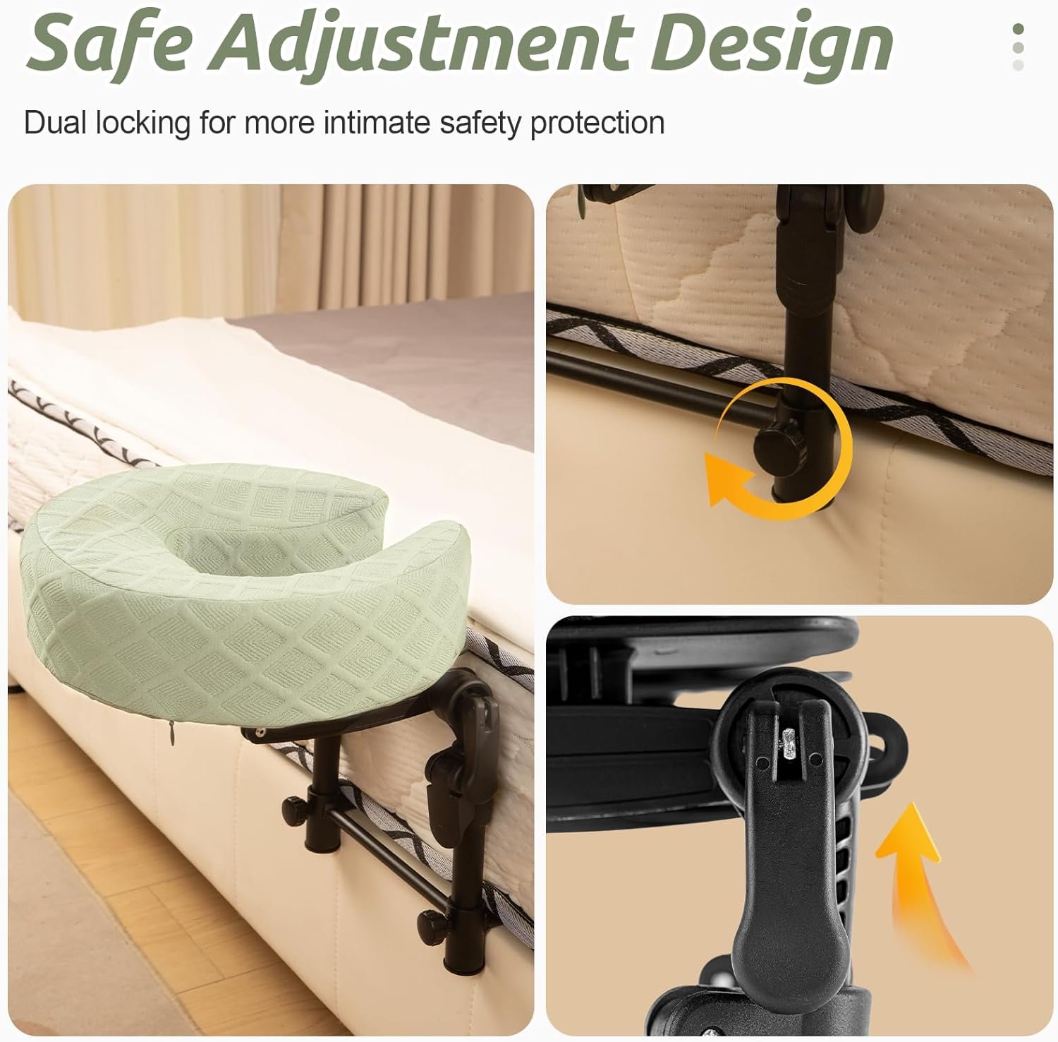 Massage Headrest for Bed, Adjustable Massage Face Cradle at Home, Portable Massage Table Kit for Sleeping Mattress, Face Down Pillow After Eye Surgery - Image 6