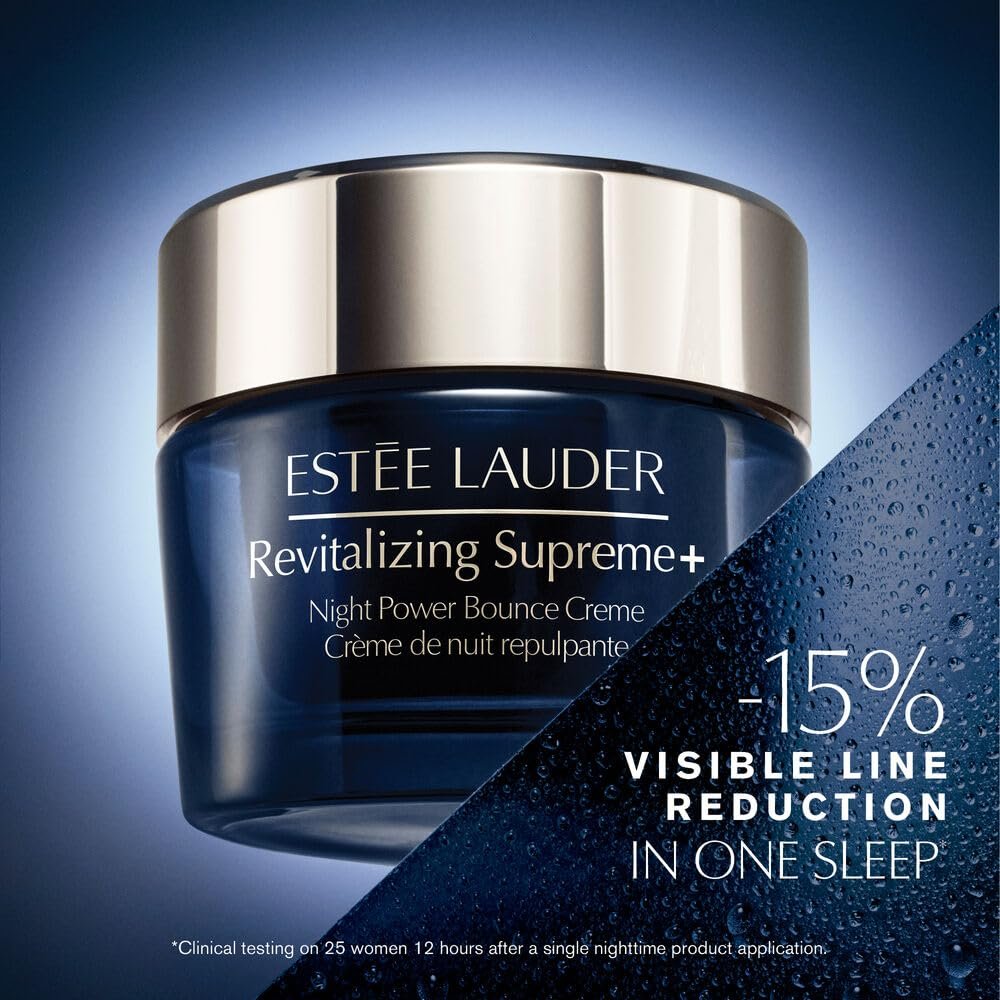 Estée Lauder Revitalizing Supreme+ Night Power Bounce Cream | Face Moisturizer with Peptides | Firms, Lifts & Plumps Skin - Image 3