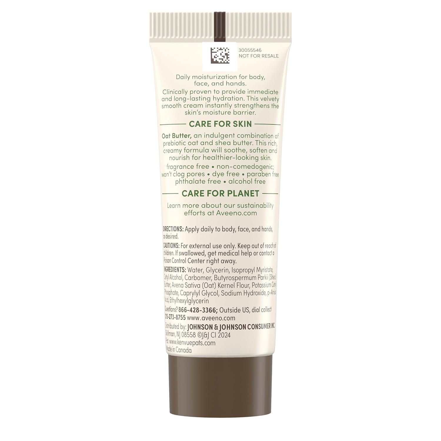 Aveeno Skincare Bundle, Positively Radiant Daily SPF 15 Facial Sunscreen Moisturizer + Soy, 4 fl. oz, & Travel Size Daily Moisturizing Cream for Body, Face, & Hands, 0.8 oz, Two Pack, 2 Items - Image 5