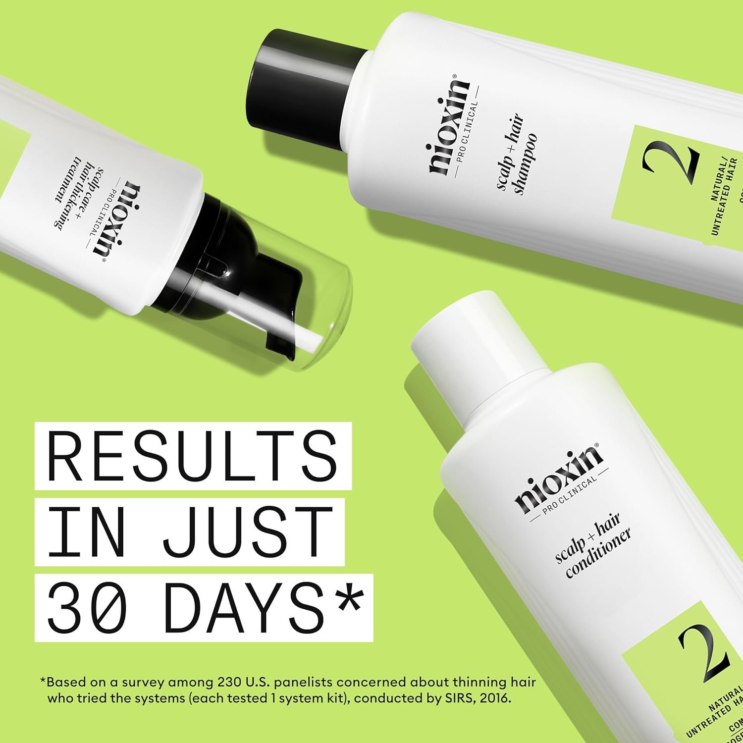 Nioxin Scalp + Hair Thickening System Kits | For Natural, Colored, & Damaged Hair with Light to Progressed Thinning | Strengthen & Boost Hair Density with Niacinamide & Biotin | 3 Month Supply - Image 4