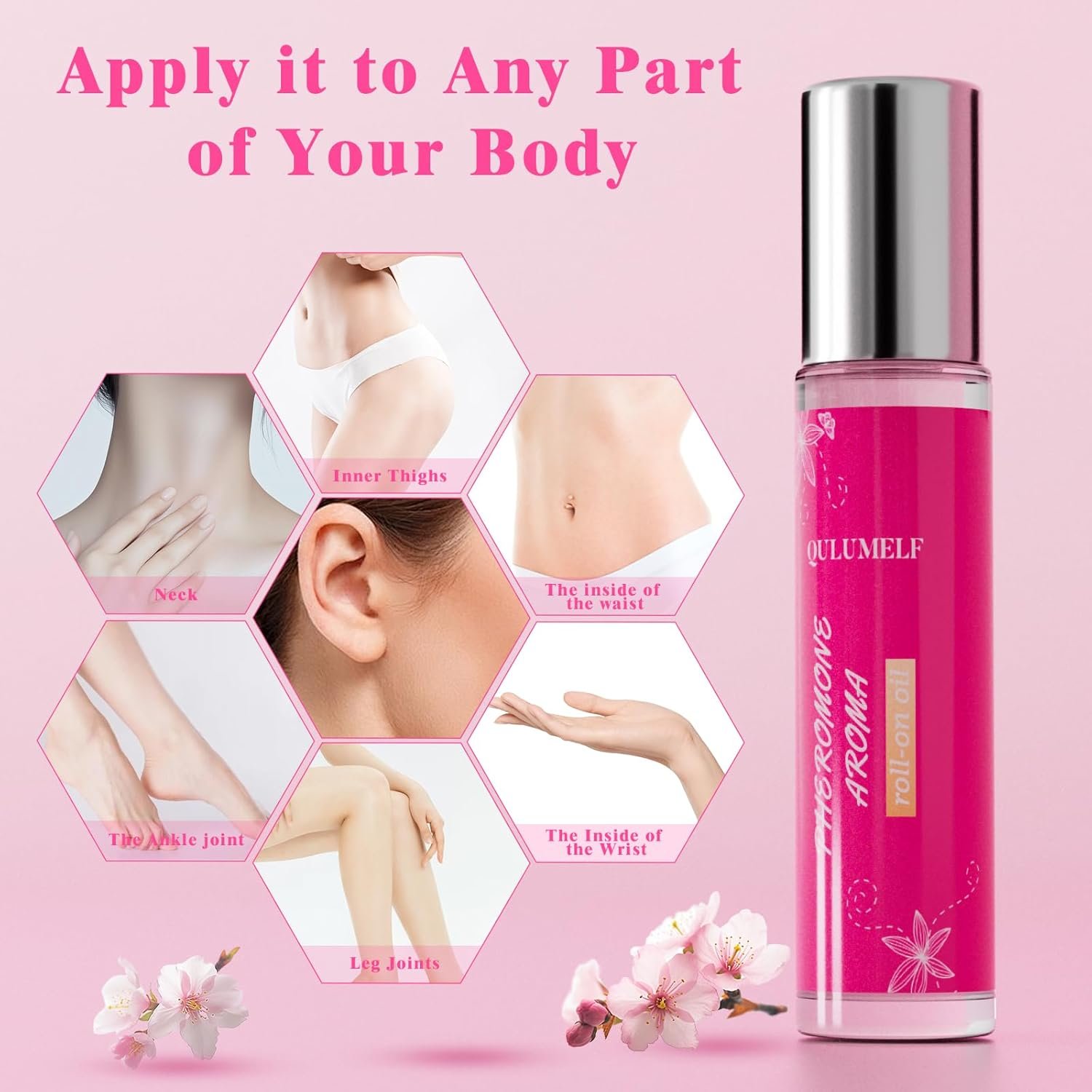 QULUMELF Pheromone Perfume for Women,Fragrance Pheromone Cologne Attract Men, Long Lasting Women's Perfume, Roller Ball Design, Portable and Fruity - Image 6