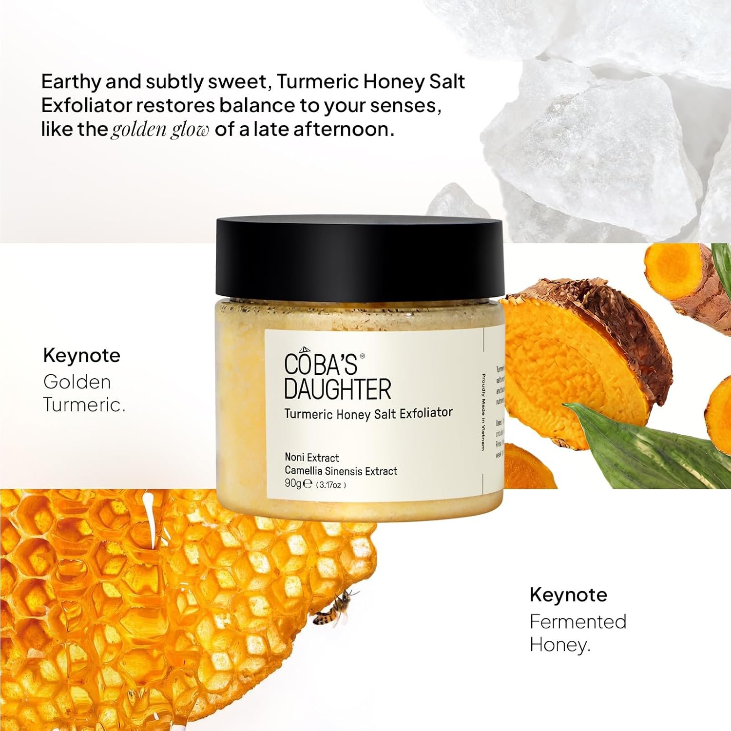 COBA'S DAUGHTER Luxury Spa Gift Set for Women | 3-Piece Mini Body Care Trio, Birthday Gift Set & Mother’s Day Gift for Woman, Travel Size Self-Care Gift (Honey Turmeric, Almond Orange, Aloe Vera) - Image 6