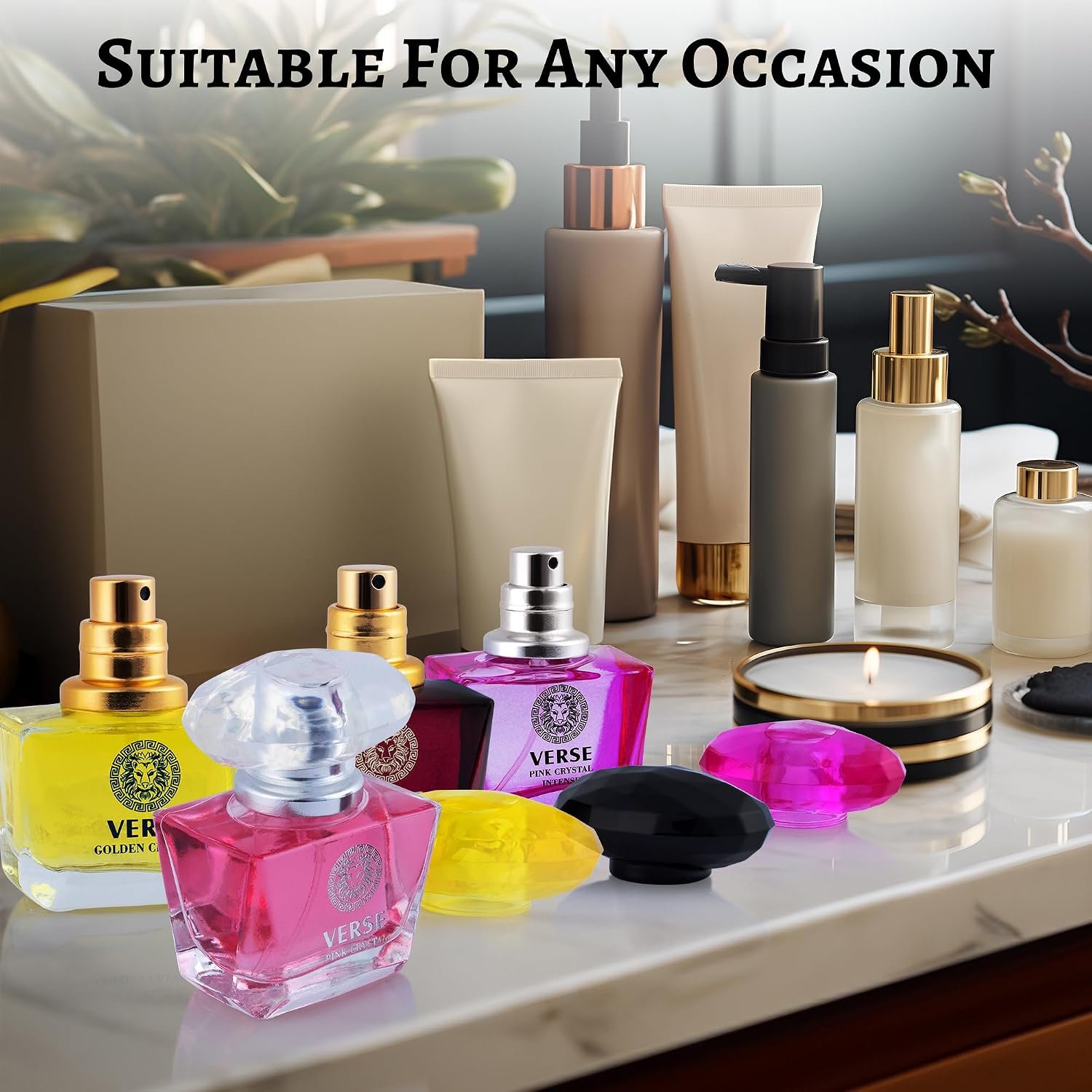 NovoGlow Verse 4-Piece Mini Fragrance Set for Women Light One - Refreshing Combinations of Floral, Fruity & Woody Scents -Ideal EDP Beauty Gift for Birthday, Anniversary Infinity Breeze - Image 8