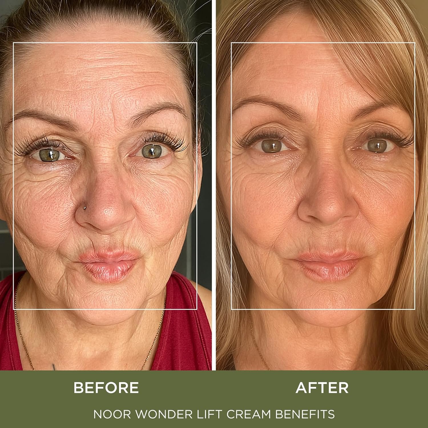 Noor Wonder Lift Cream for Women, Natural Anti-Aging Wrinkle teatment with Syn-Ake natural blend Promotes Anti Aging and Significantly Less Wrinkles In As Little As A Few Days - Image 4