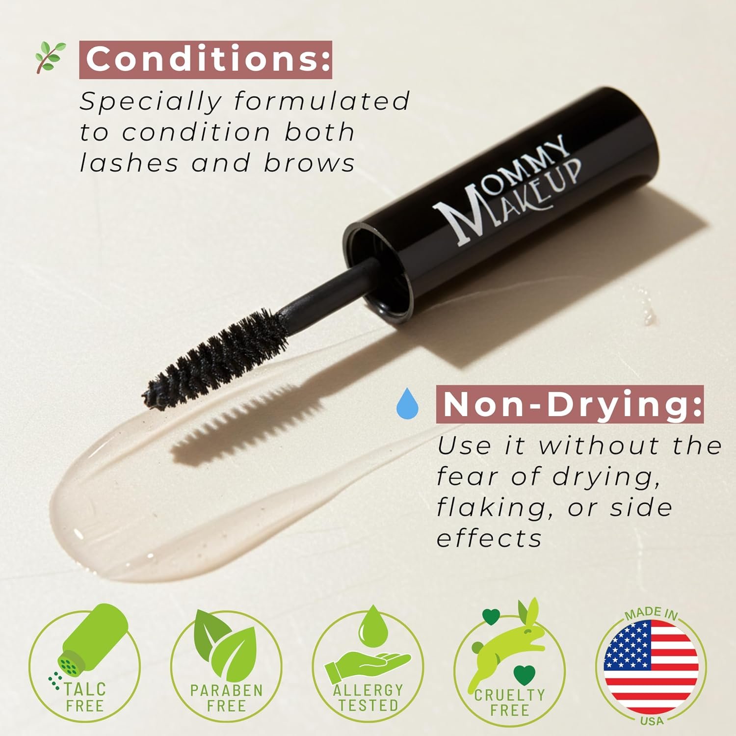 Lash Shield Waterproofing Top Coat for Mascara & Brows - Sweatproof, Tear-proof, Waterproof, Smudge-proof Mascara Fixer - Long Lasting Clear Eyelash Sealer by Mommy Makeup - Image 5