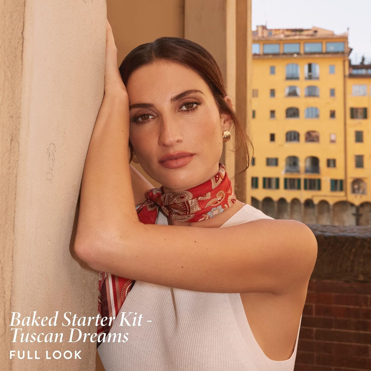 LAURA GELLER NEW YORK Baked Starter Kit- Baked Balance-n-Brighten, Light + Best of the Best Tuscan Dreams Face Palette + Retractable Angled Kabuki Brush - Image 7