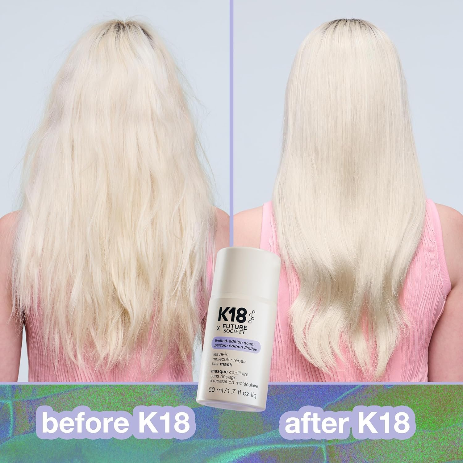 K18 Leave-In Molecular Repair Hair Mask, Patented, Lasting Repair For Dry, Frizzy, Damaged Hair, Reverse Damage In 4 Minutes From Bleach, Color, Chemical Services + Heat - Image 6