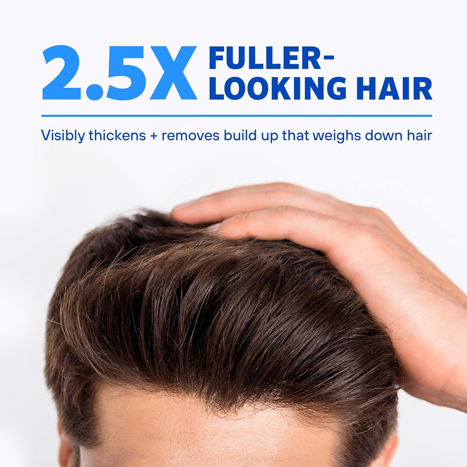 Rogaine Men's Pre-Growth 2 in 1 Shampoo + Conditioner with Triple Acid Complex, Scalp Purifying Shampoo Removes Build-Up To Maximize Hair Regrowth Treatments, Not Minoxidil, 8.4 fl. oz - Image 2