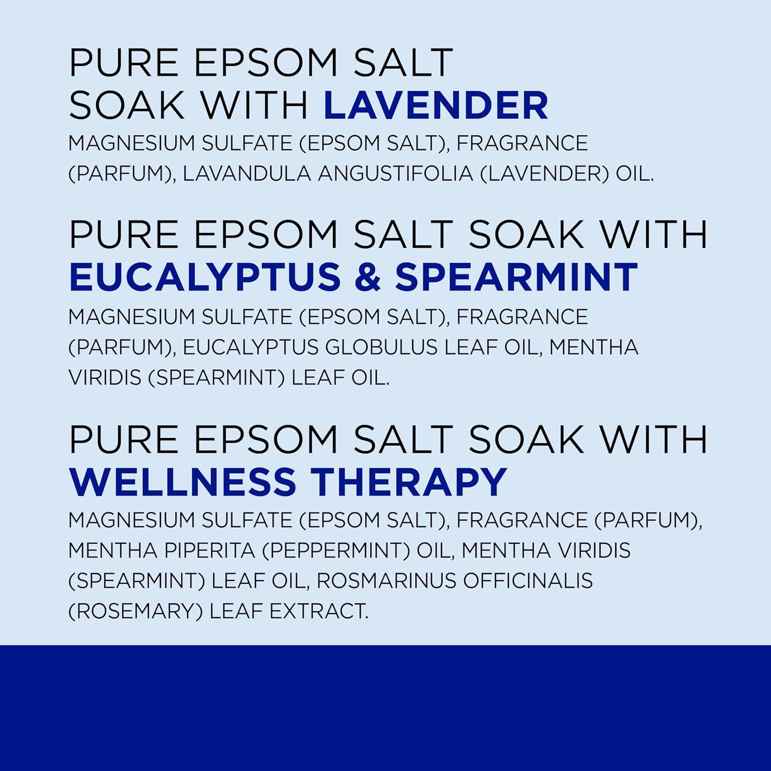 Dr Teal's Epsom Salt Magnesium Soak, Lavender, Eucalyptus & Wellness Trio, 3 lbs (Pack of 3) - Image 6