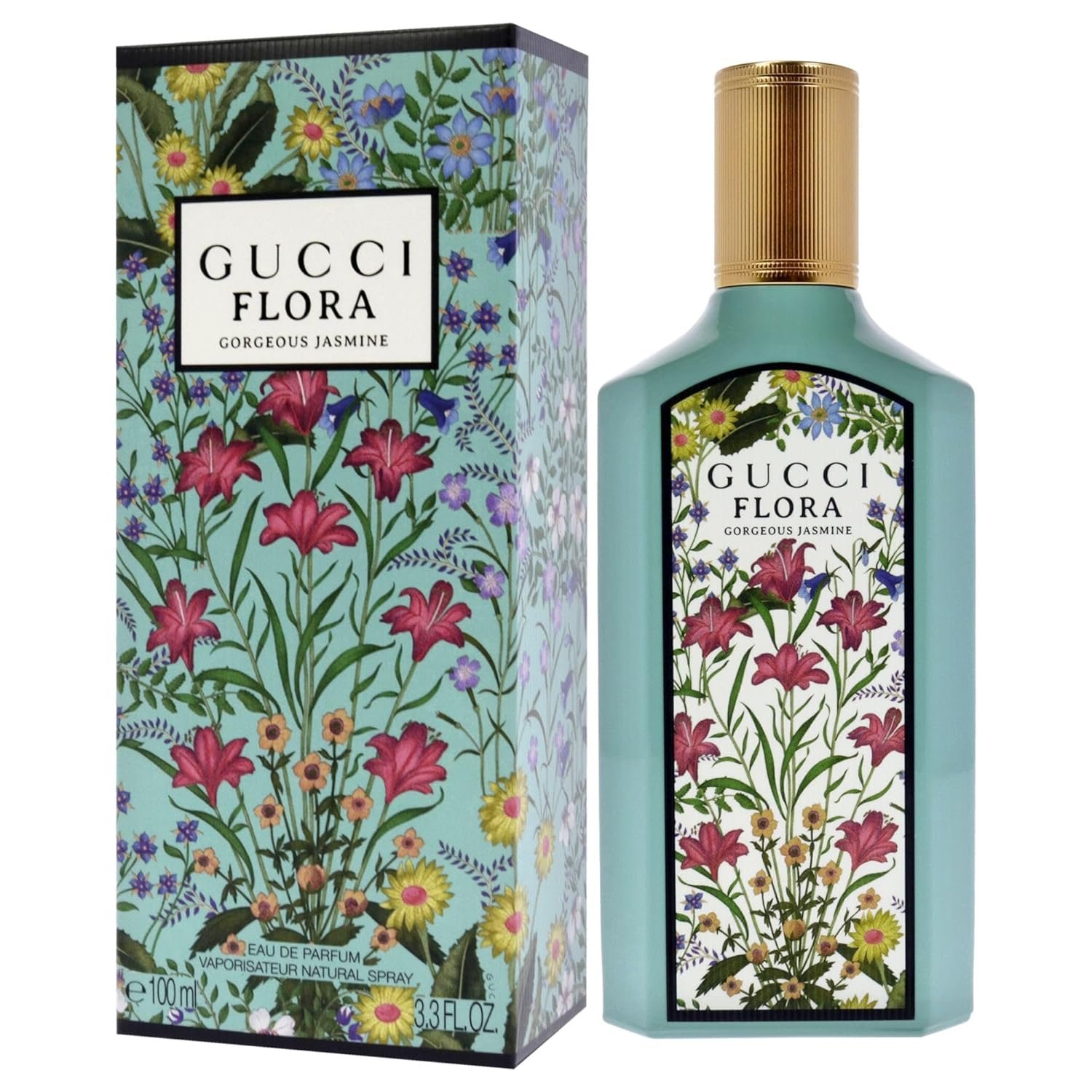 Gucci Flora Gorgeous Jasmine for Women 3.3 oz Eau de Parfum Spray - Image 4
