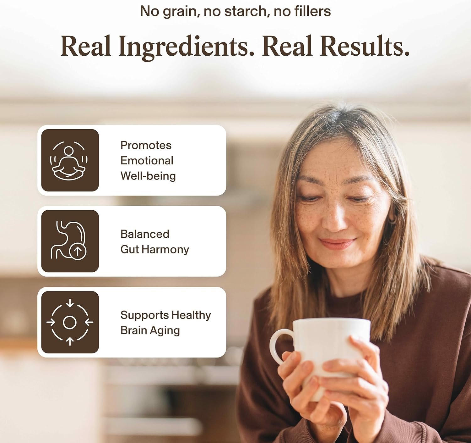 Real Mushrooms Lions Mane Mushroom Cognition (120 Capsules) Lions Mane Mushroom Powder Extract Capsules | Brain Supplement, Brain Vitamins, Focus Supplement - Image 4