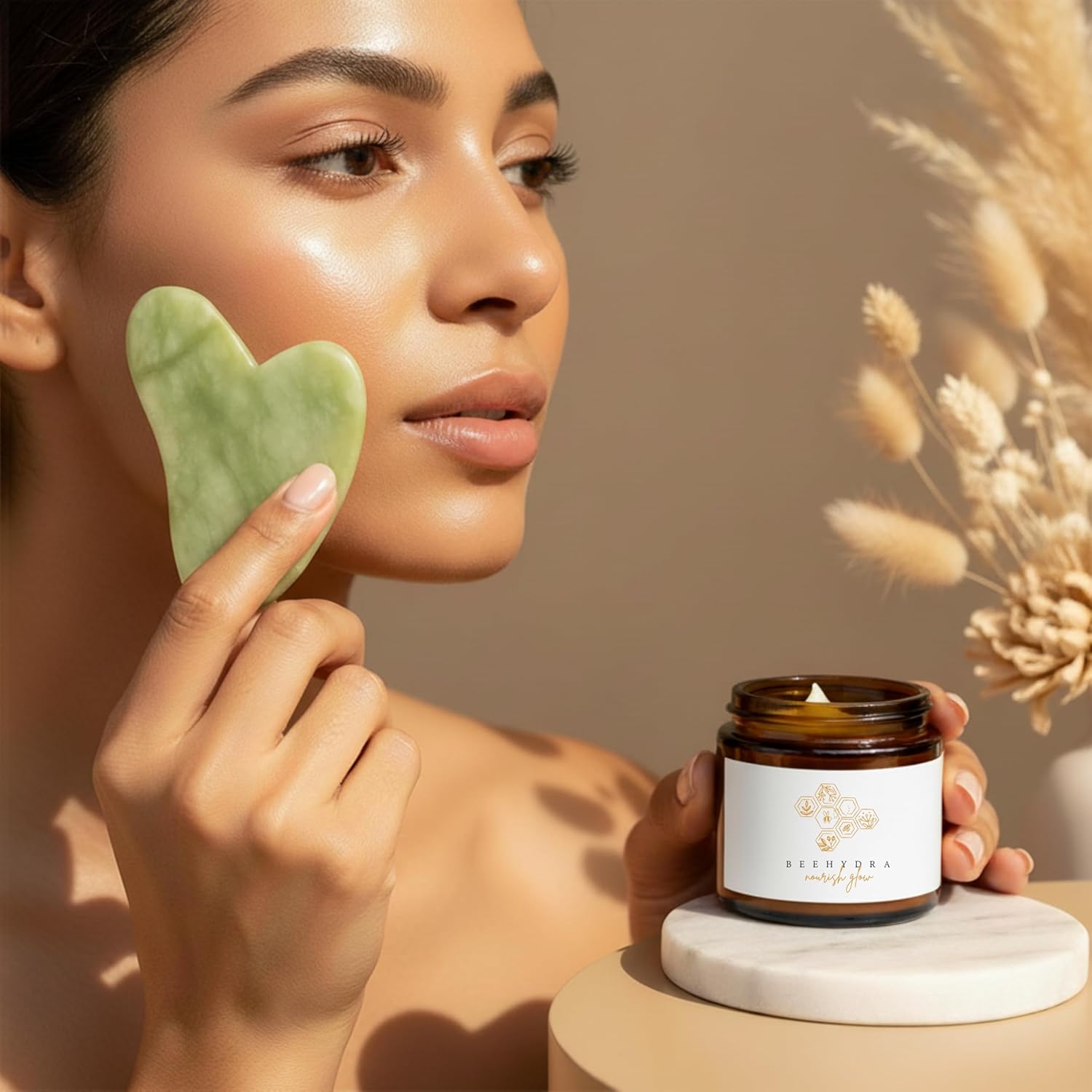 Grass-Fed Beef Tallow Balm & Gua Sha Set – Nourishing Tallow Moisturizer for Face, Body & Hands – Natural Skincare - Image 2