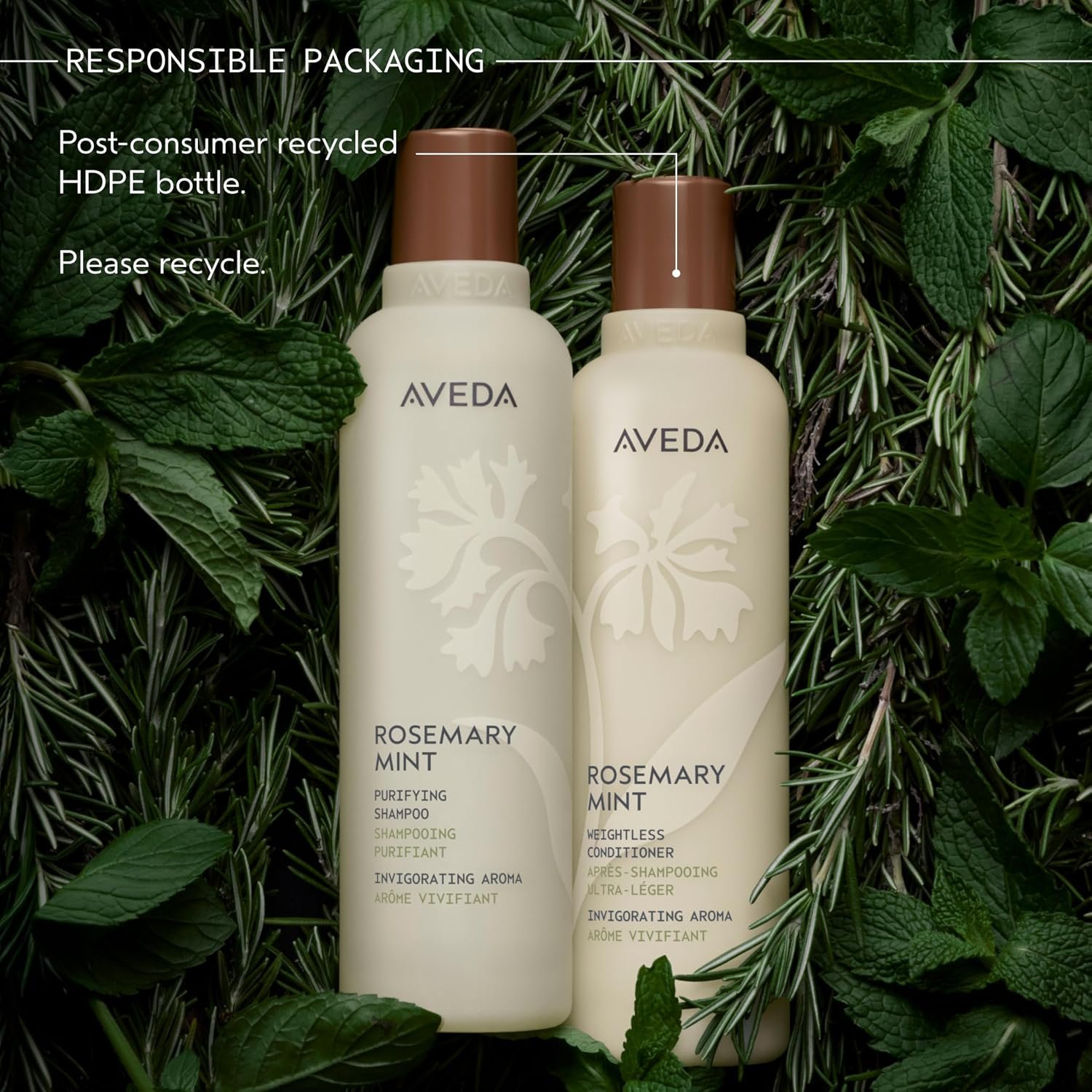 Aveda Rosemary Mint Weightless Conditioner | Lightweight Daily Conditioner | Adds Body & Shine| For Normal to Oily Hair, Fine to Medium Hair | Invigorating Aroma | 97% Naturally Derived - Image 12