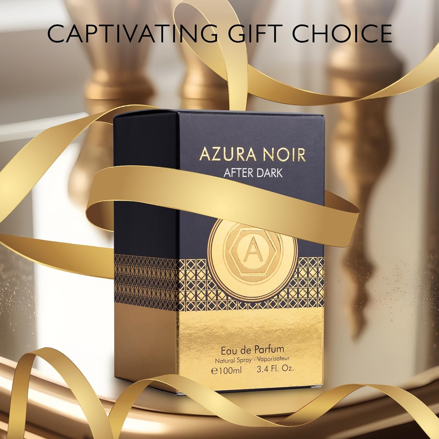 Azura Noir After Dark Eau De Parfum for Men - Woody Spicy Fragrance - Long-Lasting Cologne Choice For Daily Wear - Top Notes of Lemon, Mandarin Orange, Lavender 7 Cinnamon - Elegant 100ml Bottle - Image 7